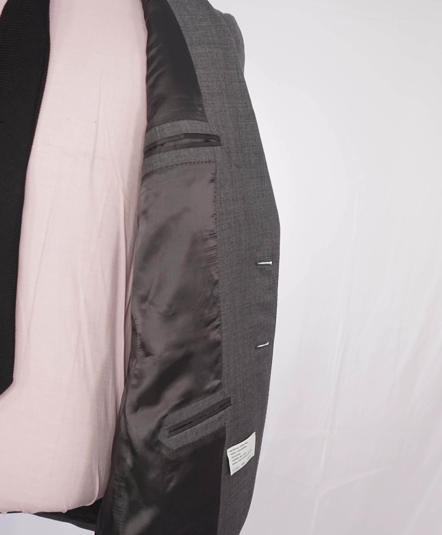 $2,995 RALPH LAUREN PURPLE LABEL - Gray Wool Suit - 40R