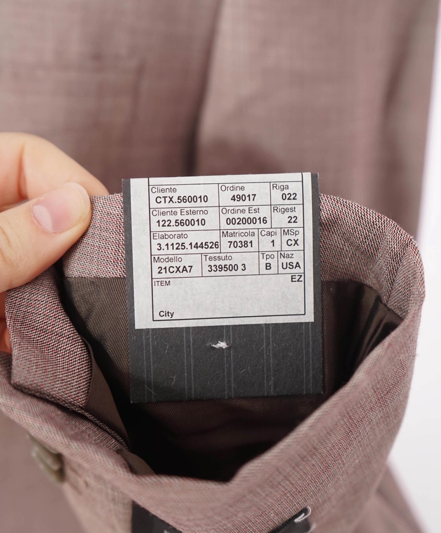 $4,995 ZEGNA - "TROFEO SUMMER" Pink Wool/Linen/Silk Suit - 38R