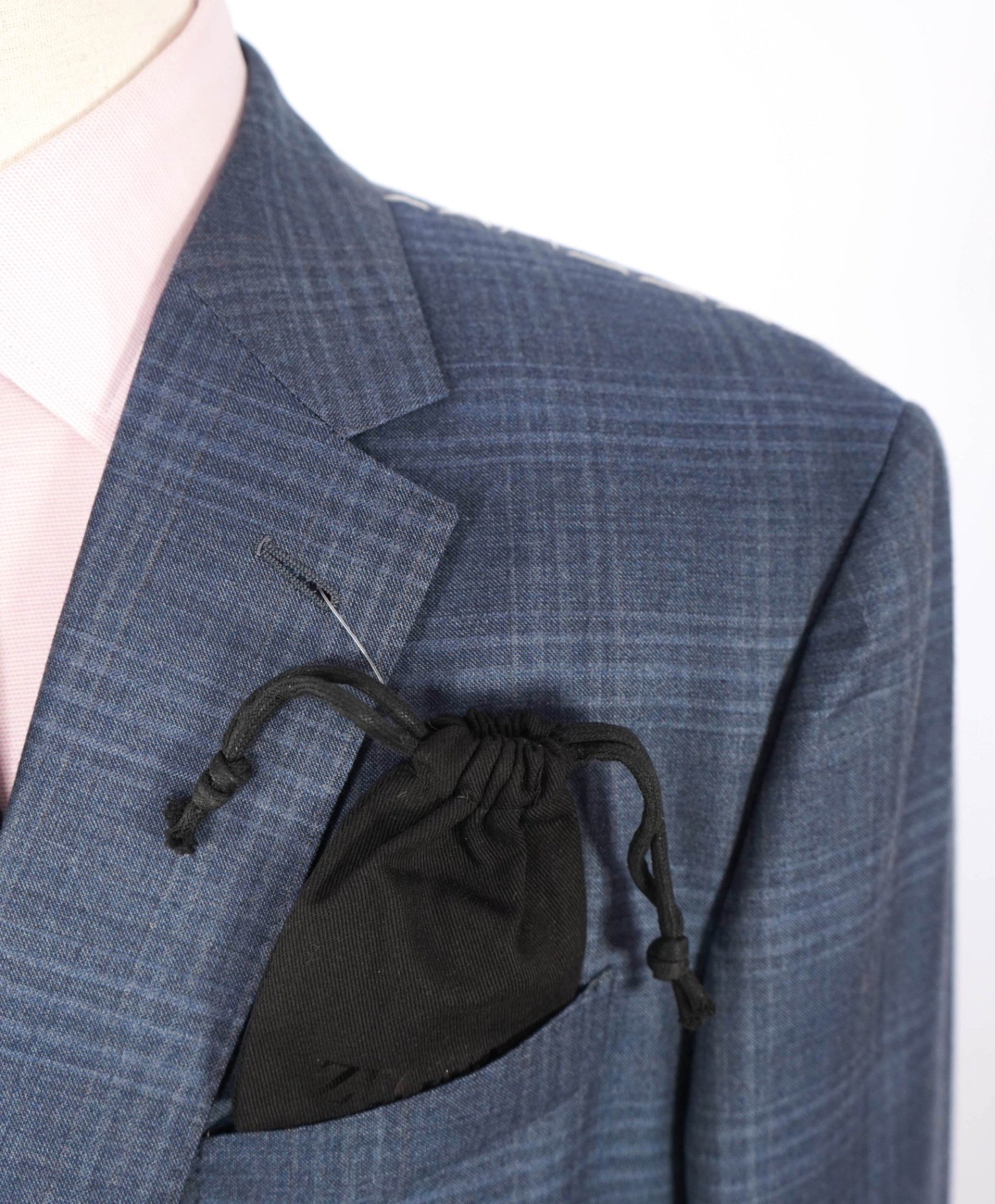 $5,990 ZEGNA - Blue Plaid "TROFEO" Wool Suit - 50R