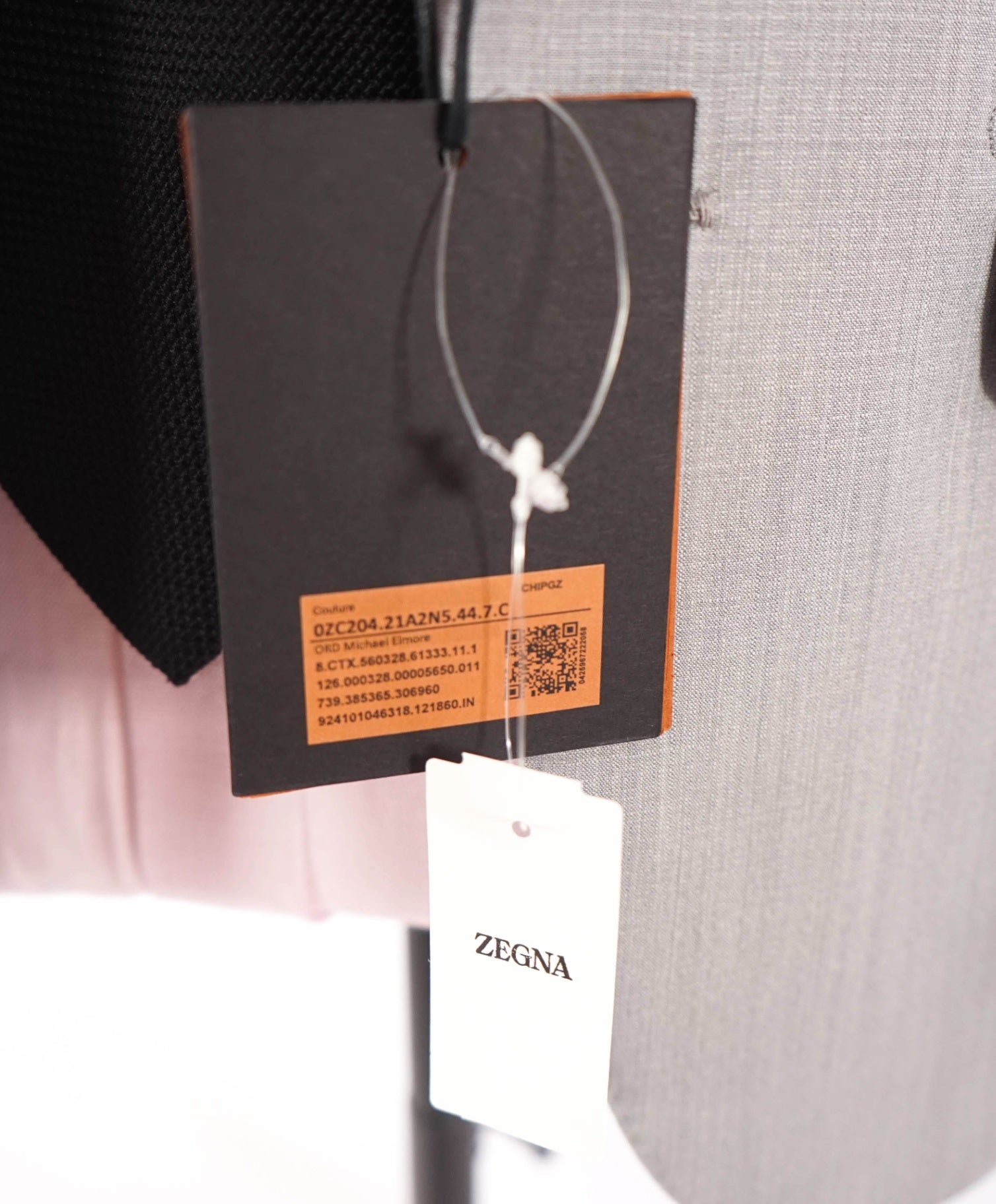$7,900 ZEGNA - Light Gray XXX "High Performance" Wool Suit - 34S