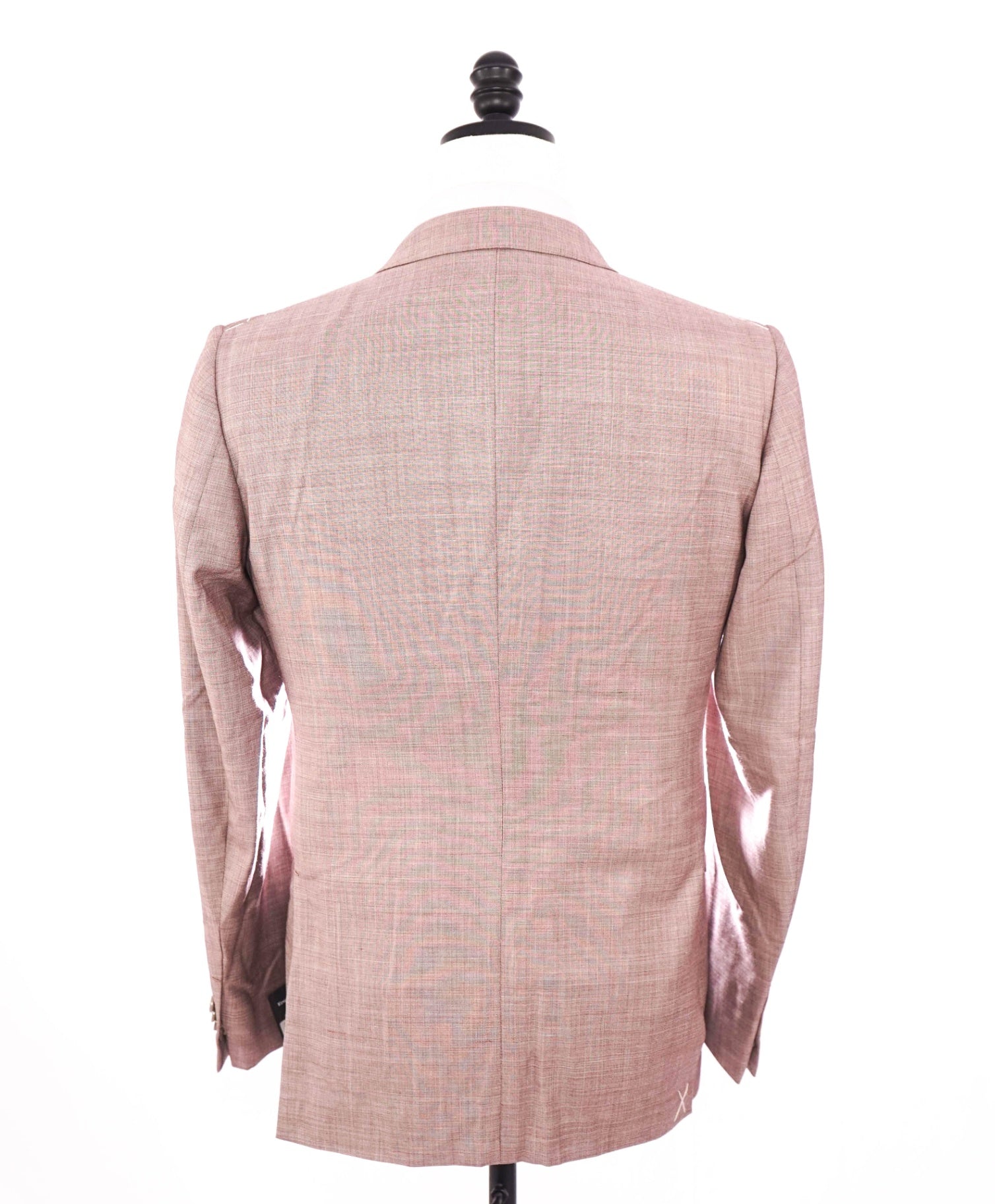$4,995 ZEGNA - "TROFEO SUMMER" Pink Wool/Linen/Silk Suit - 38R