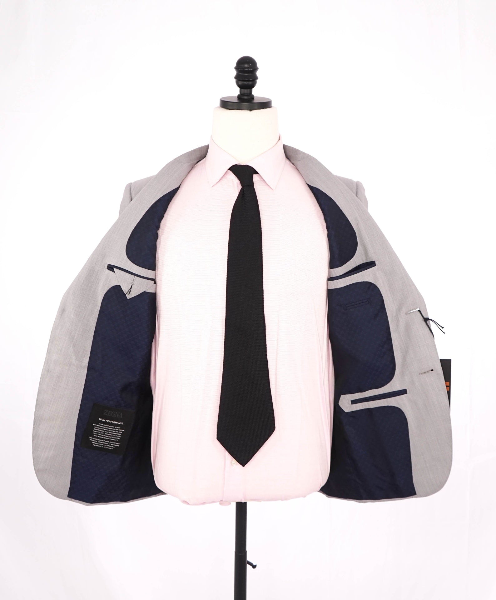 $7,900 ZEGNA - Light Gray XXX "High Performance" Wool Suit - 34S