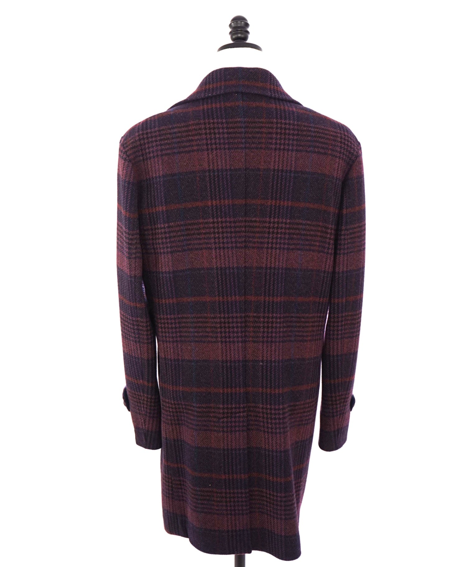 $2,250 ELEVENTY - "PLATINUM" Wool & Cashmere Top Coat - 40