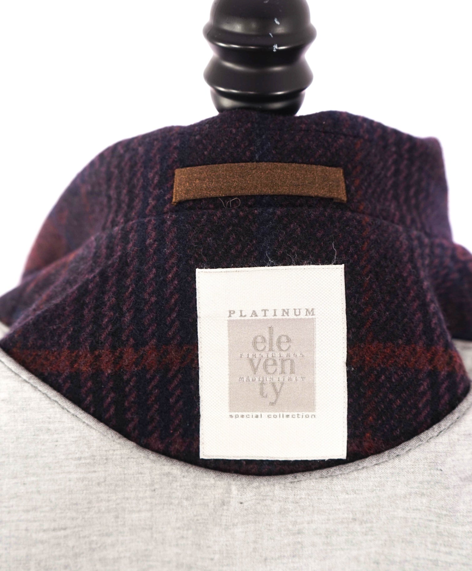 $2,250 ELEVENTY - "PLATINUM" Wool & Cashmere Top Coat - 40