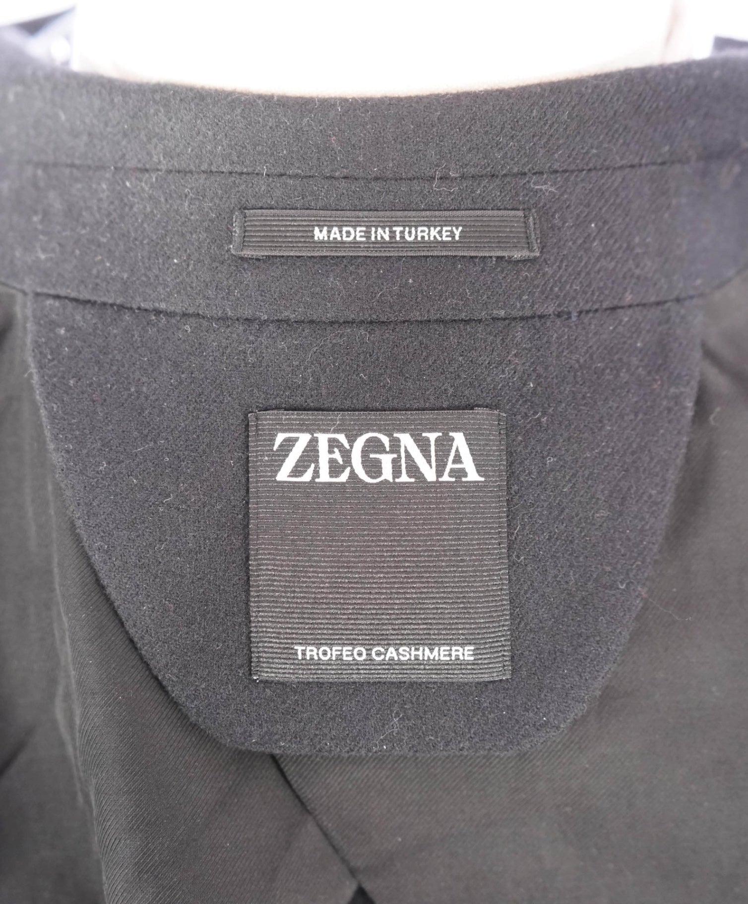 $3,990 ZEGNA - Black TROFEO Wool/Cashmere Sport Jacket - 38R