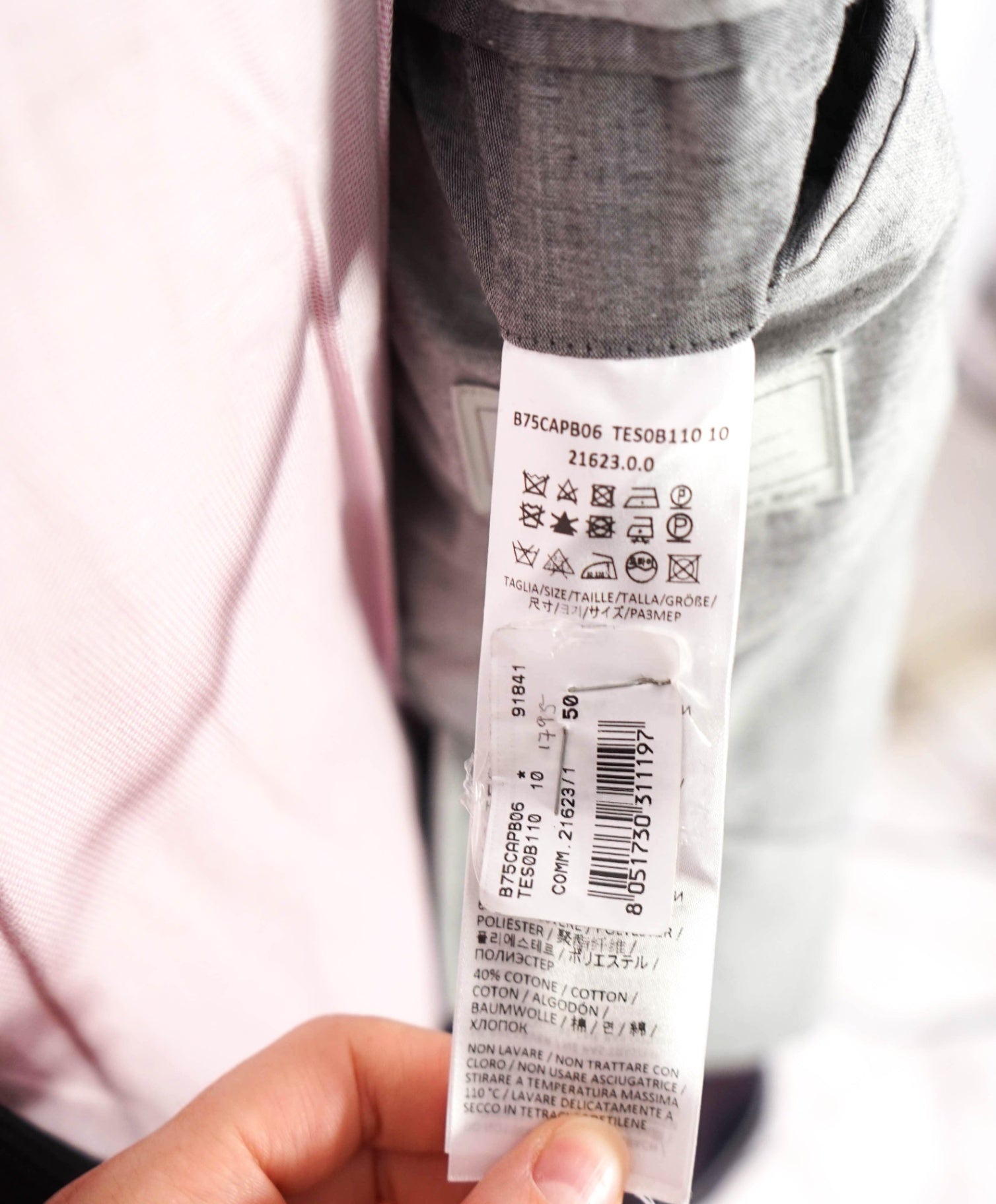 $2,250 ELEVENTY - "PLATINUM" Wool & Cashmere Top Coat - 40