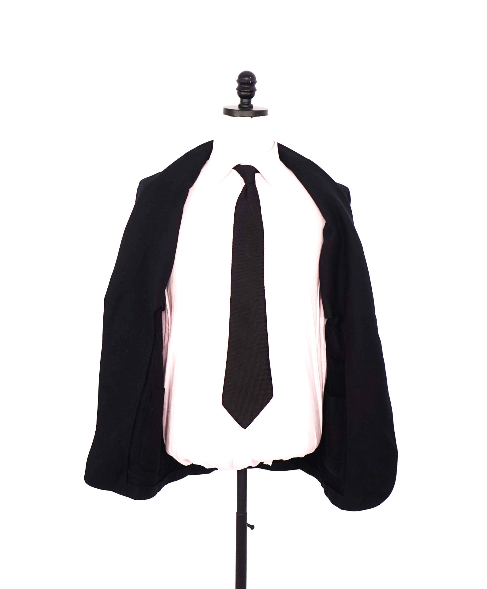 $3,990 ZEGNA - Black TROFEO Wool/Cashmere Sport Jacket - 38R