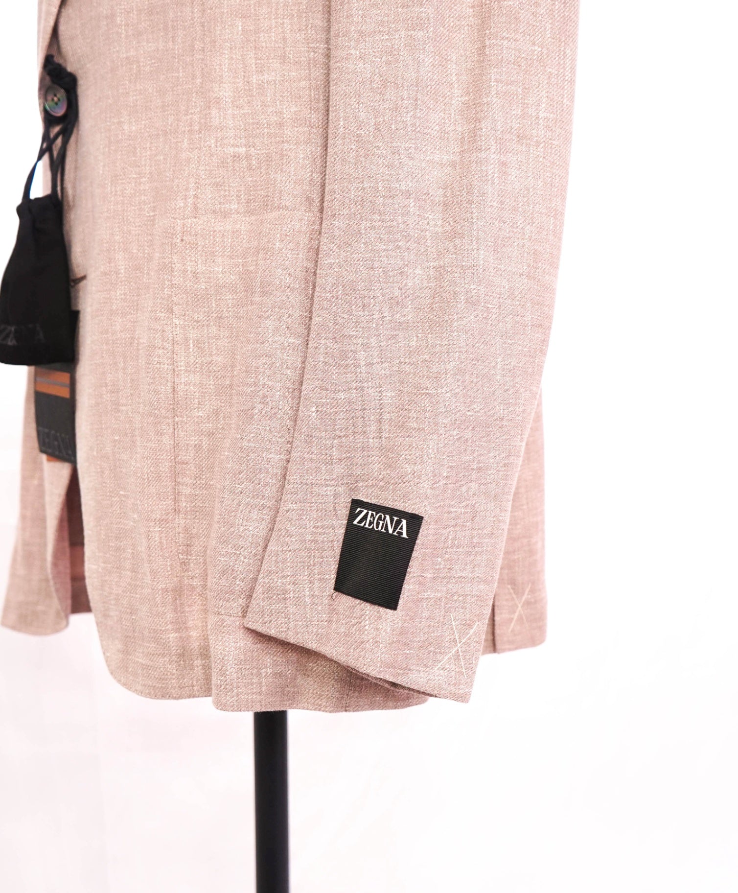 $2,990 ZEGNA - Pastel Pink CROSSOVER Linen/Wool/Silk Blazer - 46R