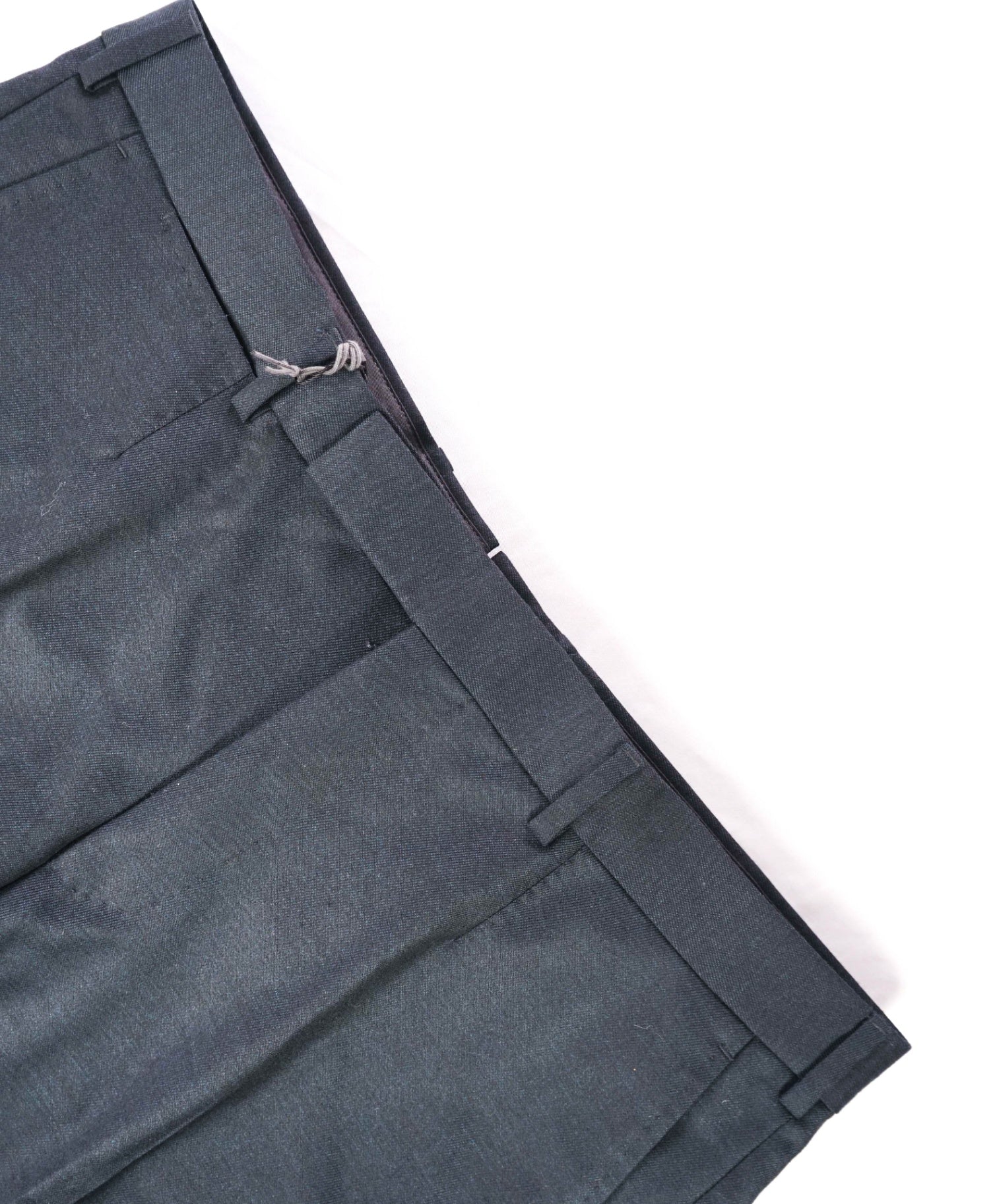 $795 ZEGNA - Dark Emerald Gray TROFEO Wool Pants - 37W