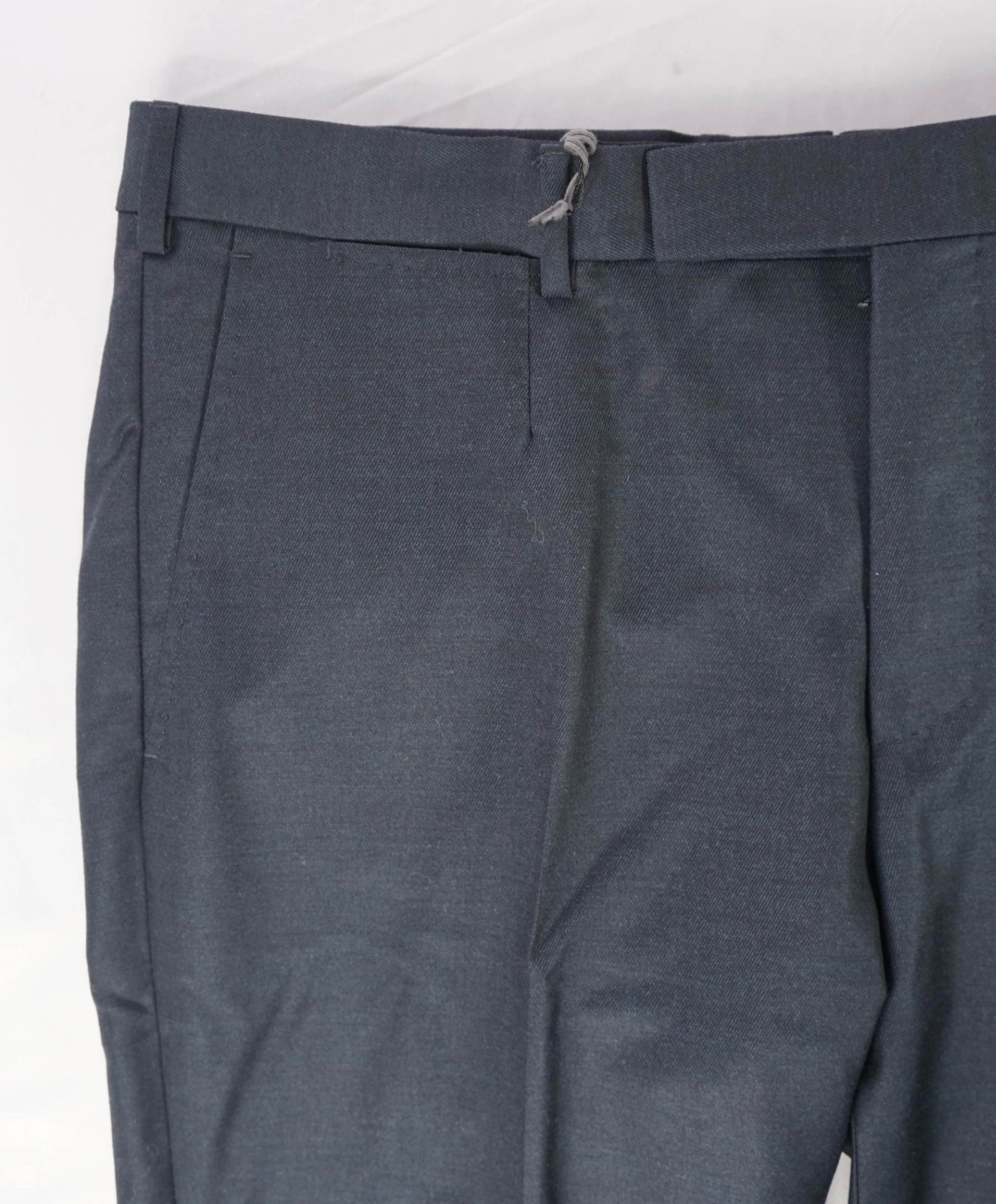 $795 ZEGNA - Dark Emerald Gray TROFEO Wool Pants - 37W