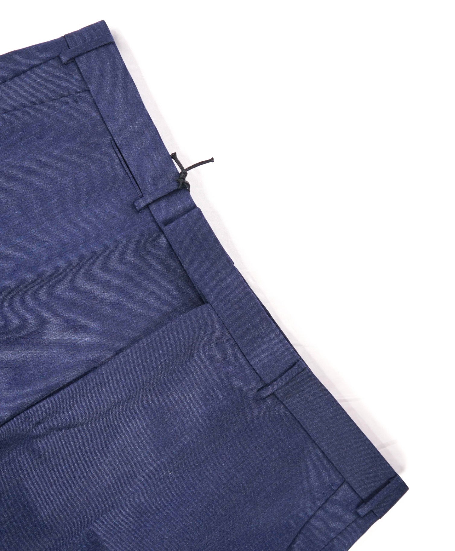 $795 ZEGNA - Solid Blue TROFEO Wool Dress Pants - 39W