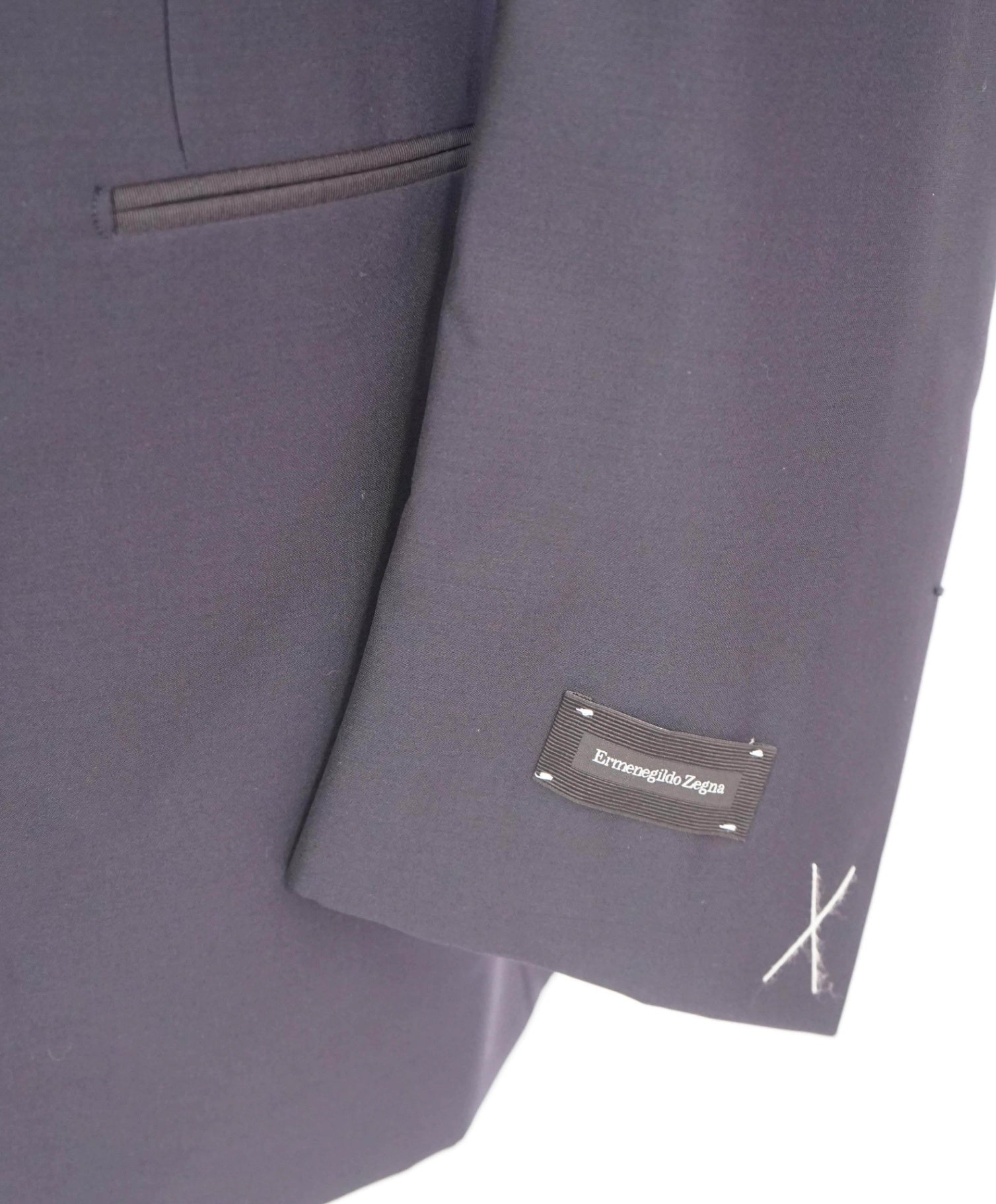 $5,995 ZEGNA - Navy Blue TROFEO 600 Wool/Silk Tuxedo - 48R