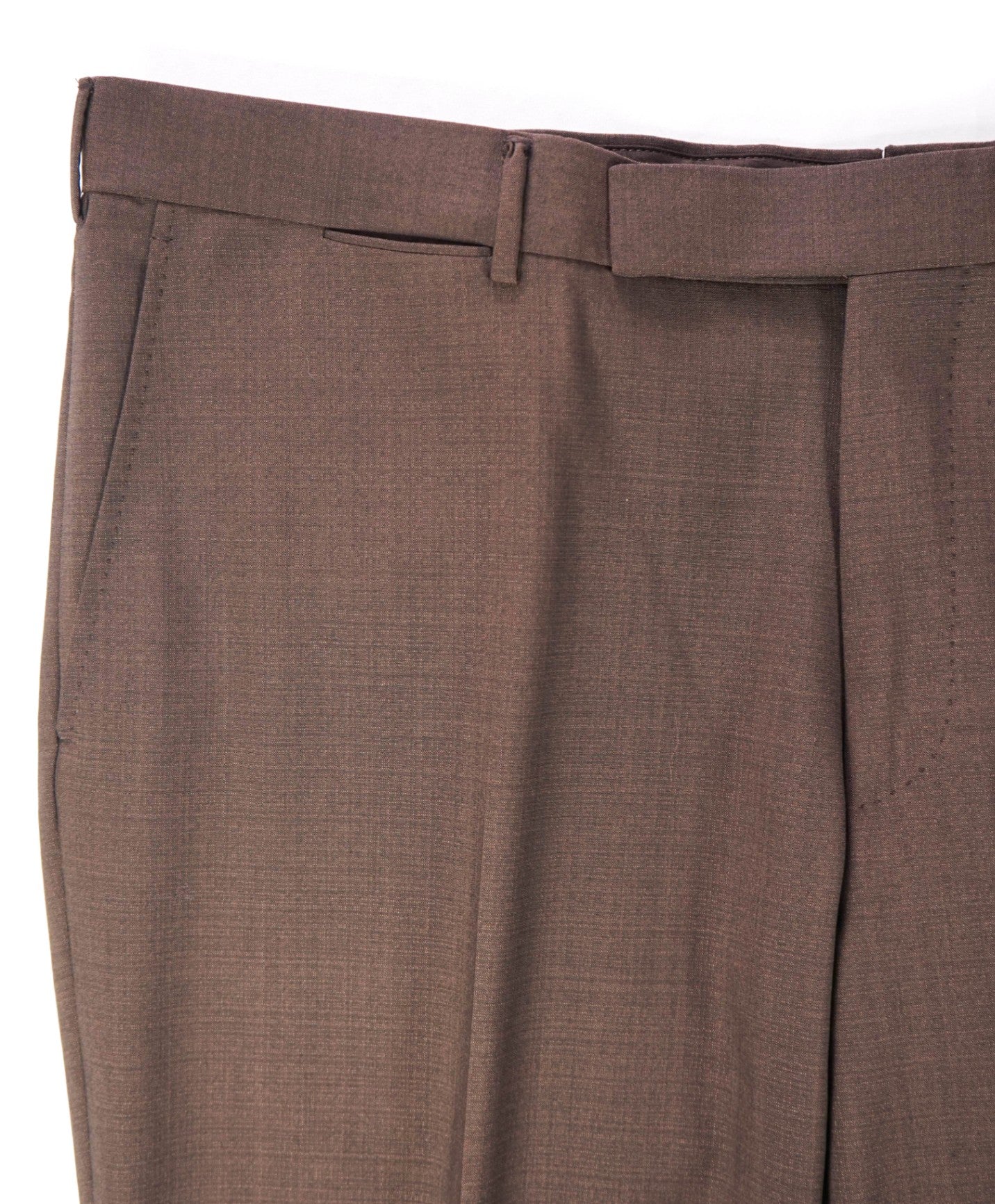 $750 ZEGNA - Brown "High Performance ALL SEASON" Wool Trousers - 40W