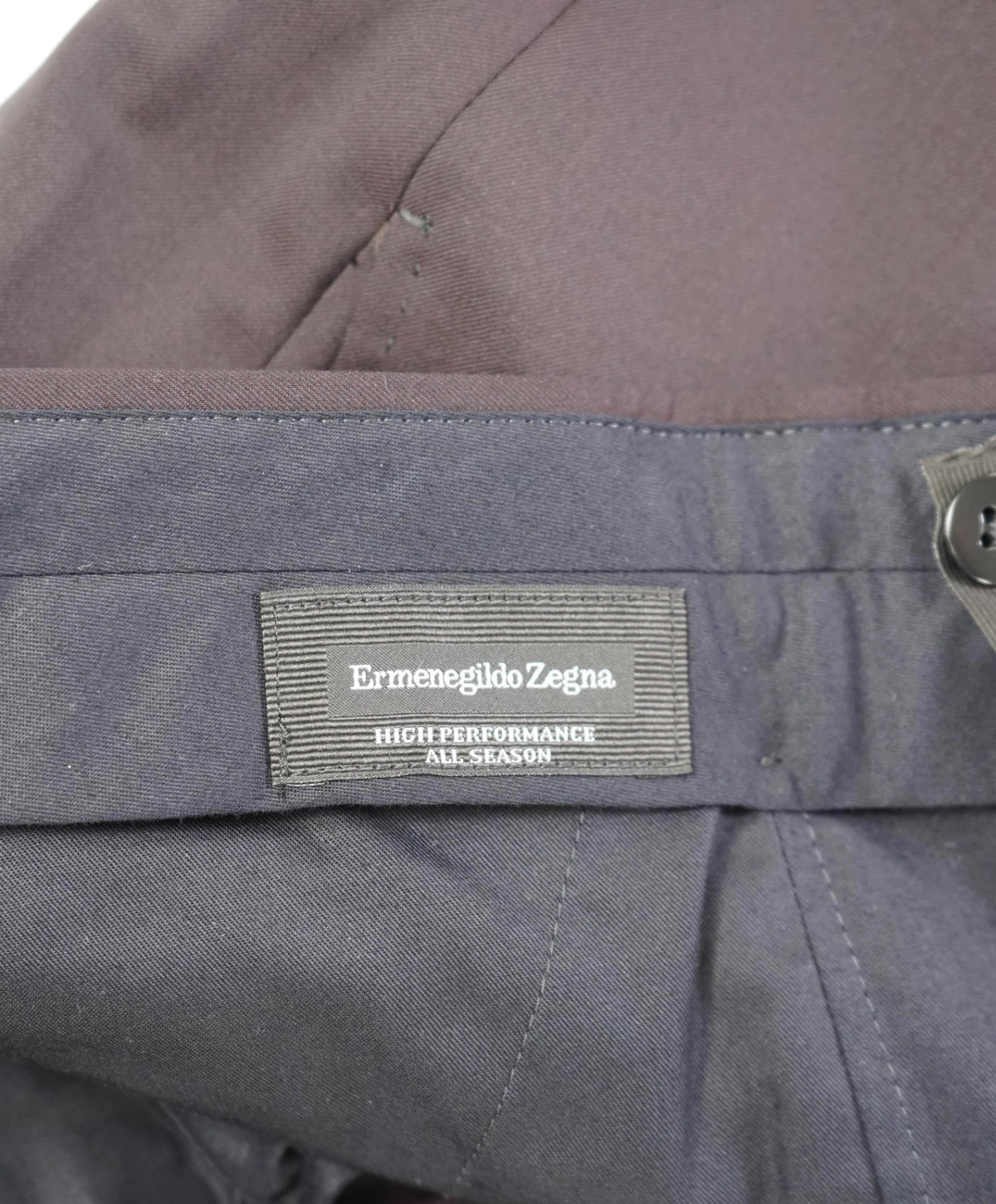 $775 ZEGNA - Burgundy High Performance "ALL SEASON" Slim Pants - 39W