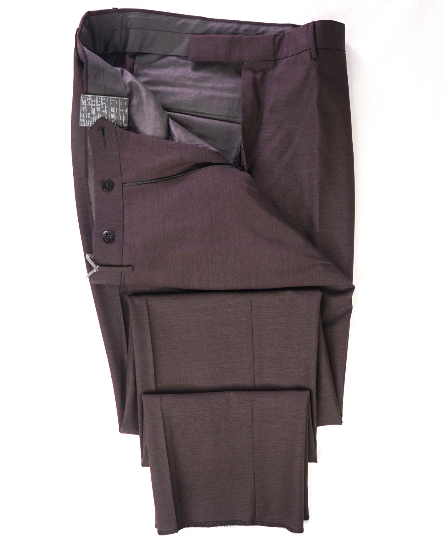 $750 ZEGNA - Burgundy High Performance "ALL SEASON" Pants - 38W