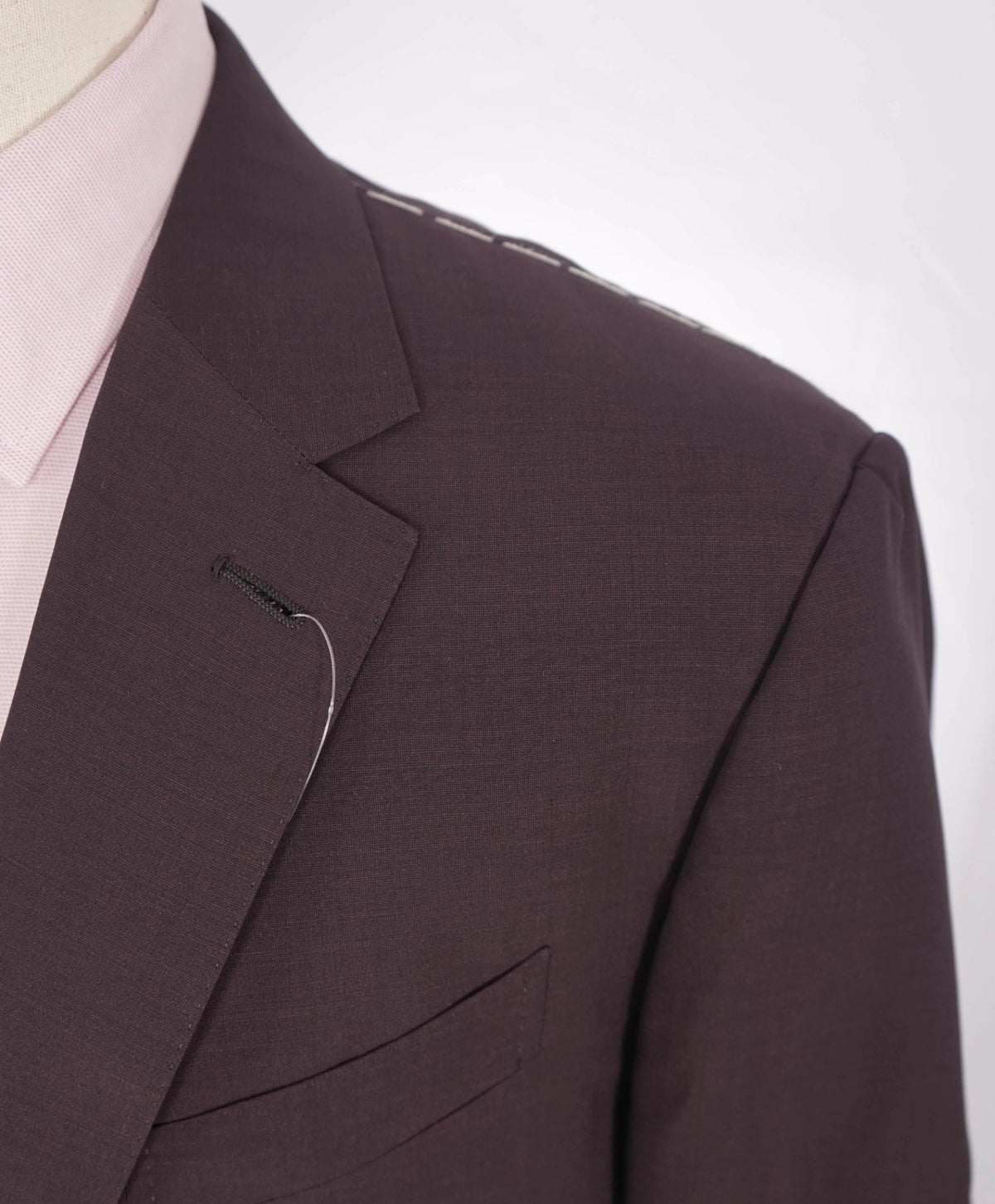 $4,995 ZEGNA -“LEGGERISSIMO" SILK/WOOL BURGUNDY Suit 48R