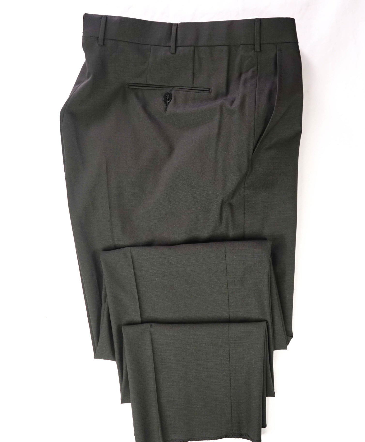 $775 ZEGNA - Dark Green High Performance "ALL SEASON" Slim Pants - 40W