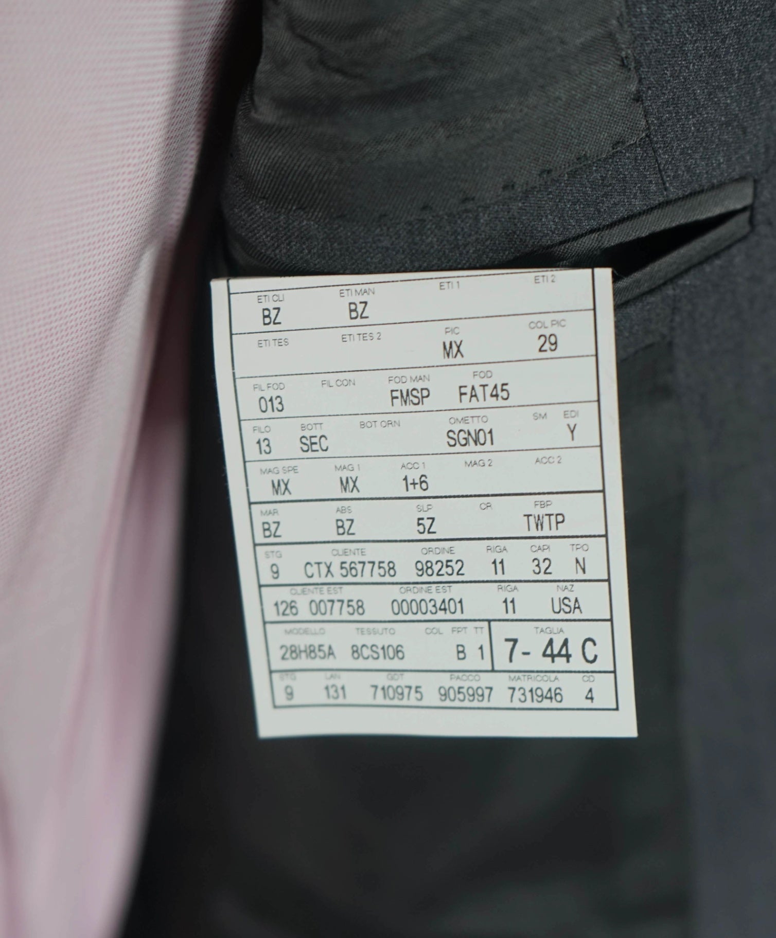 $1,795 by ZEGNA - Solid Dark Gray Wool Suit - 34S US