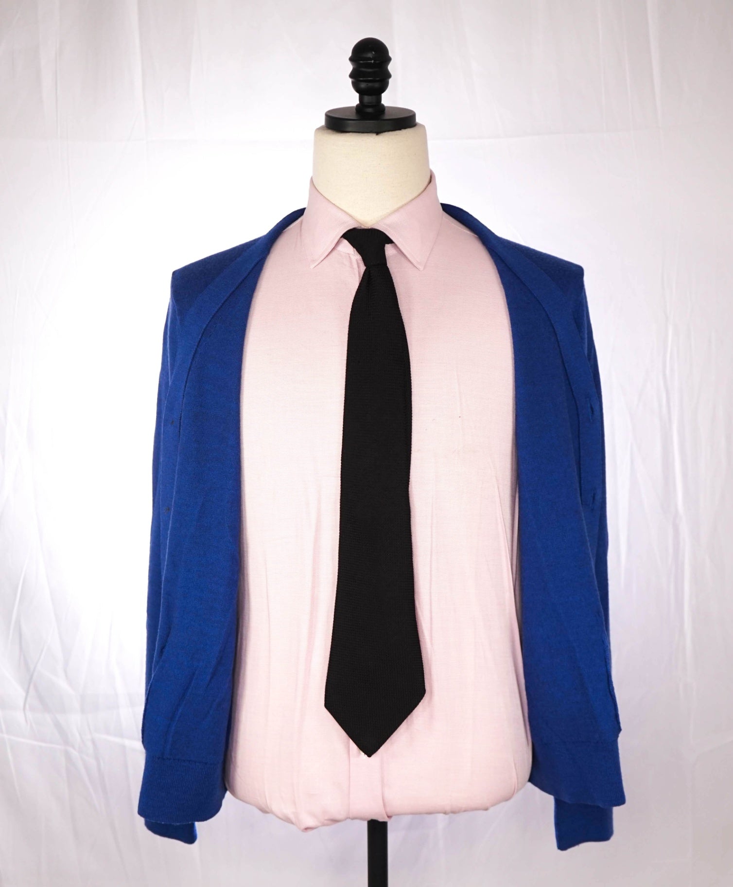 $130 BANANA REPUBLIC - Solid Blue Merino Wool Cardigan - S