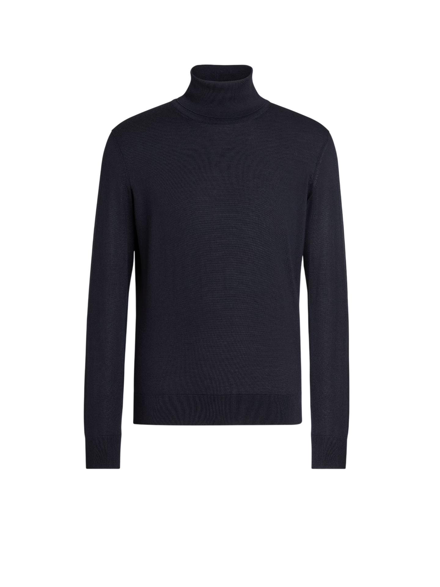 $2,290 ZEGNA - Navy PURE CASHMERE Turtleneck Sweater - XXL (56EU)