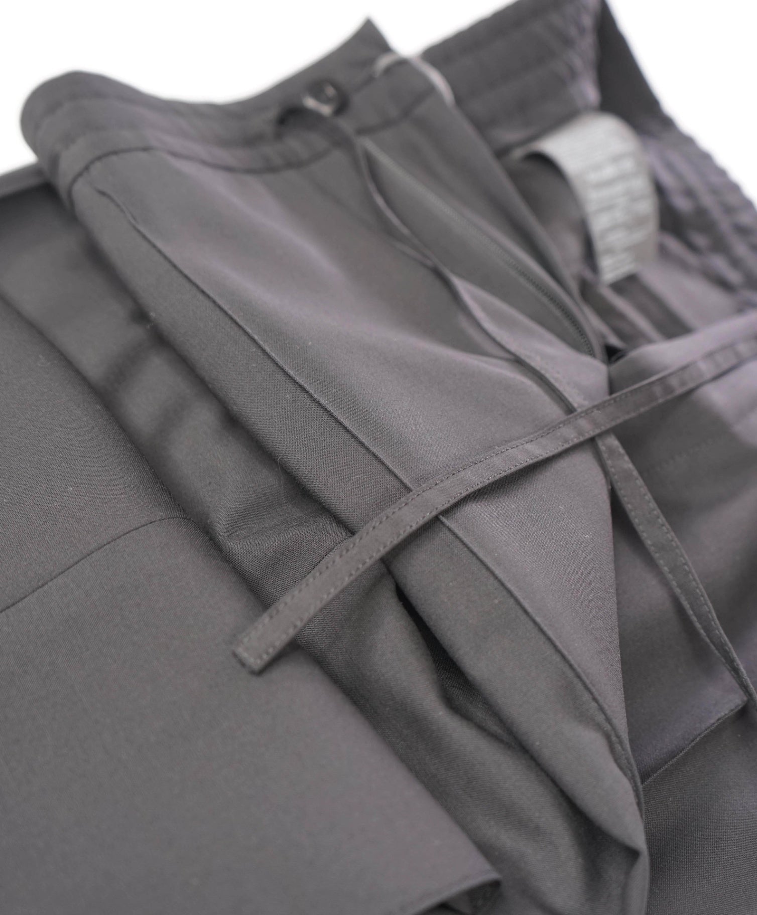 $1,100 ZEGNA - Black HIGH PERFORMANCE "DRAWSTRING" Pants - 36W