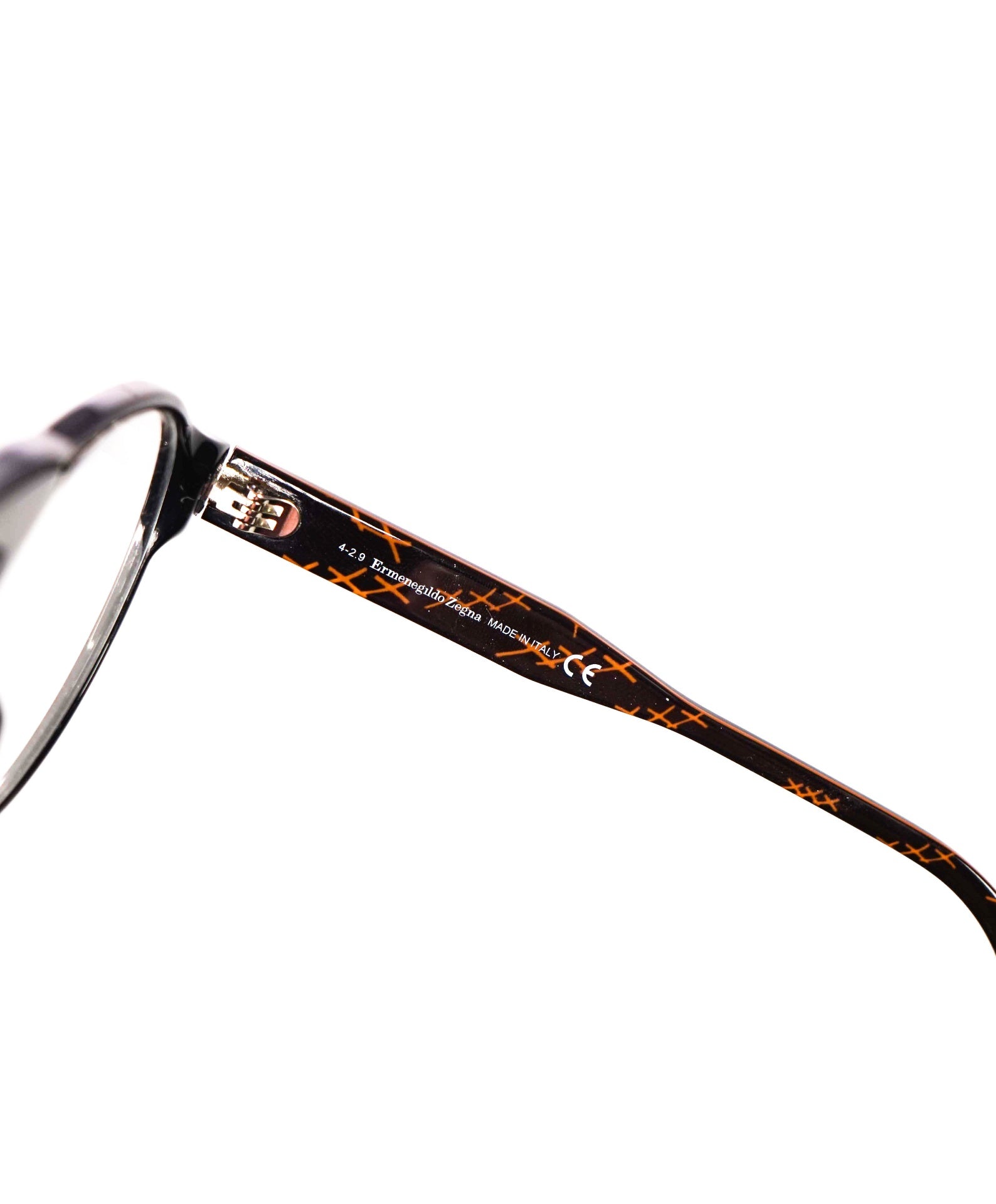 $475 ZEGNA - Plastic Glasses EZ 5188 - 53 20 145