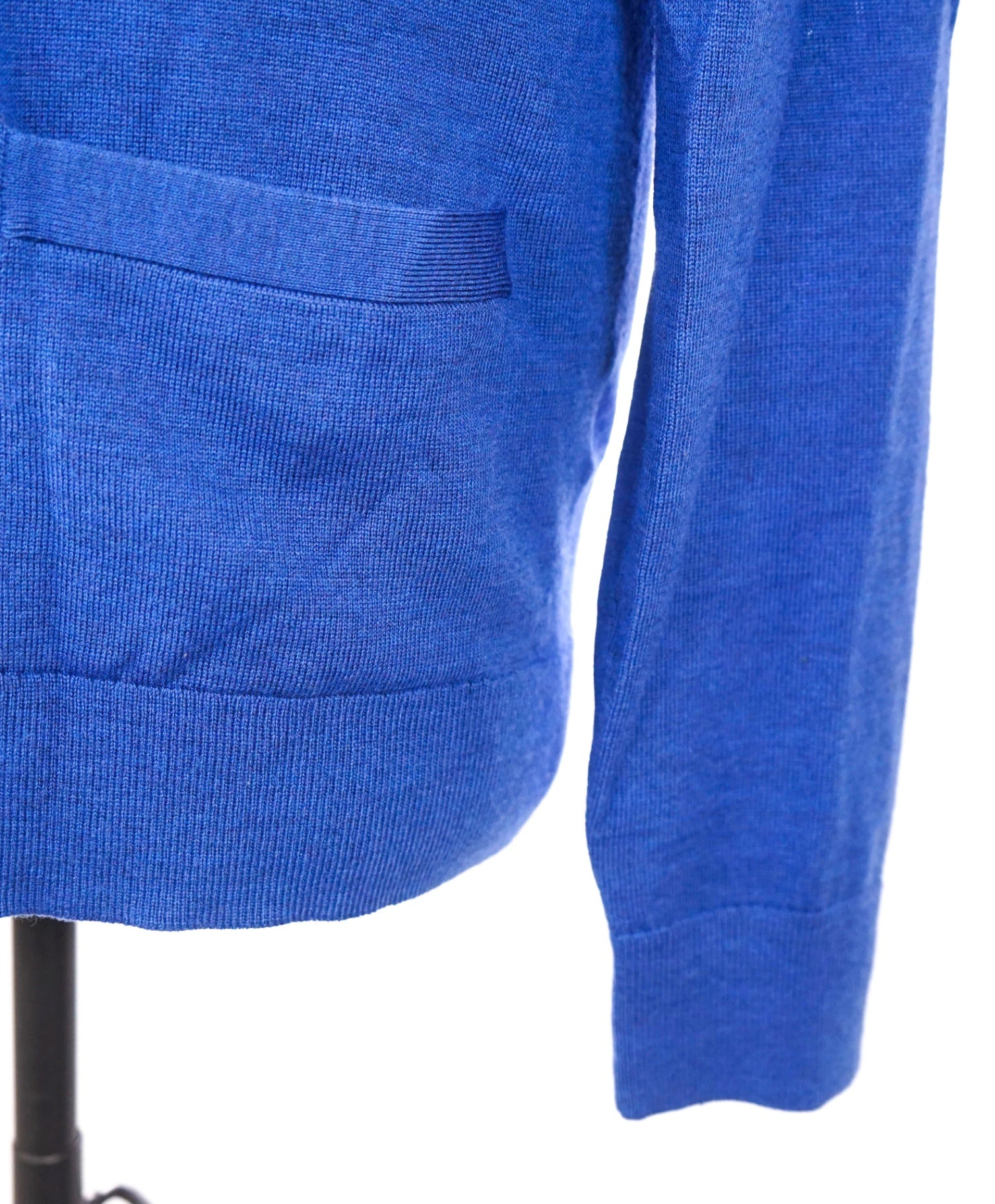 $130 BANANA REPUBLIC - Solid Blue Merino Wool Cardigan - S