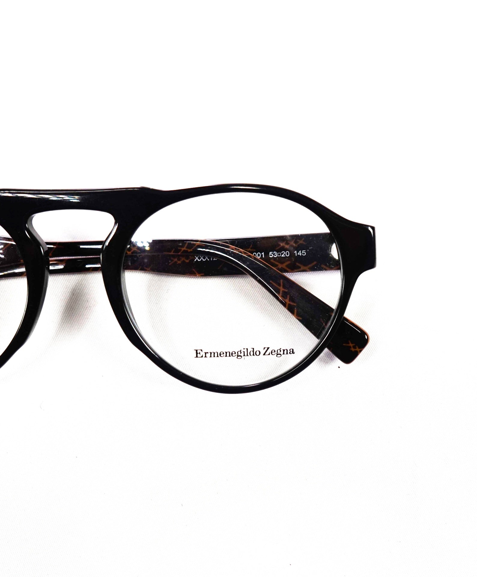 $475 ZEGNA - Plastic Glasses EZ 5188 - 53 20 145