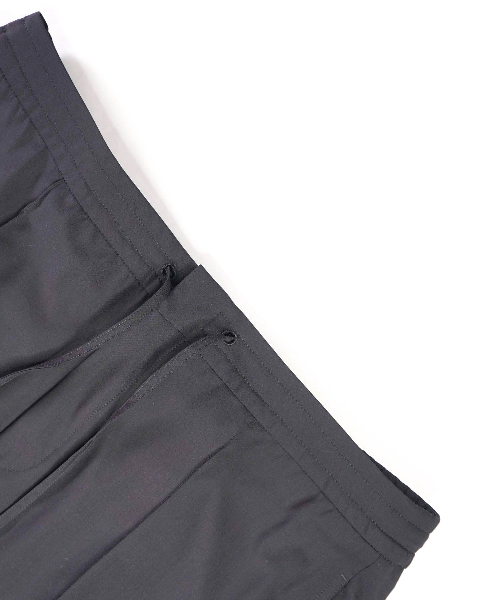 $1,100 ZEGNA - Black HIGH PERFORMANCE "DRAWSTRING" Pants - 36W