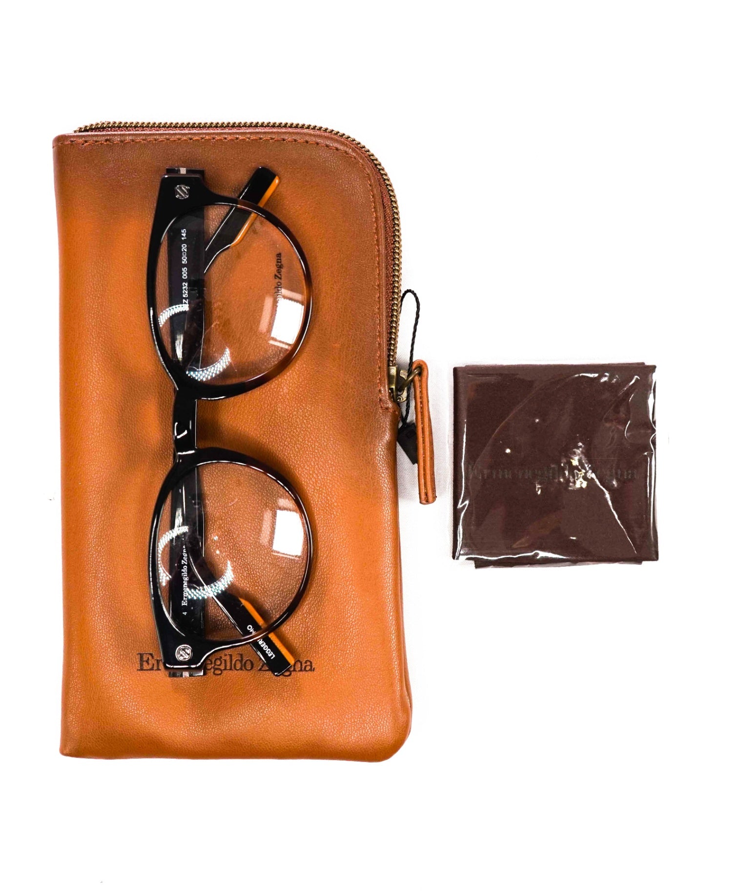 $475 ZEGNA - "LEGGERISSIMO" EZ 5232 Plastic Glasses - 50 20 145