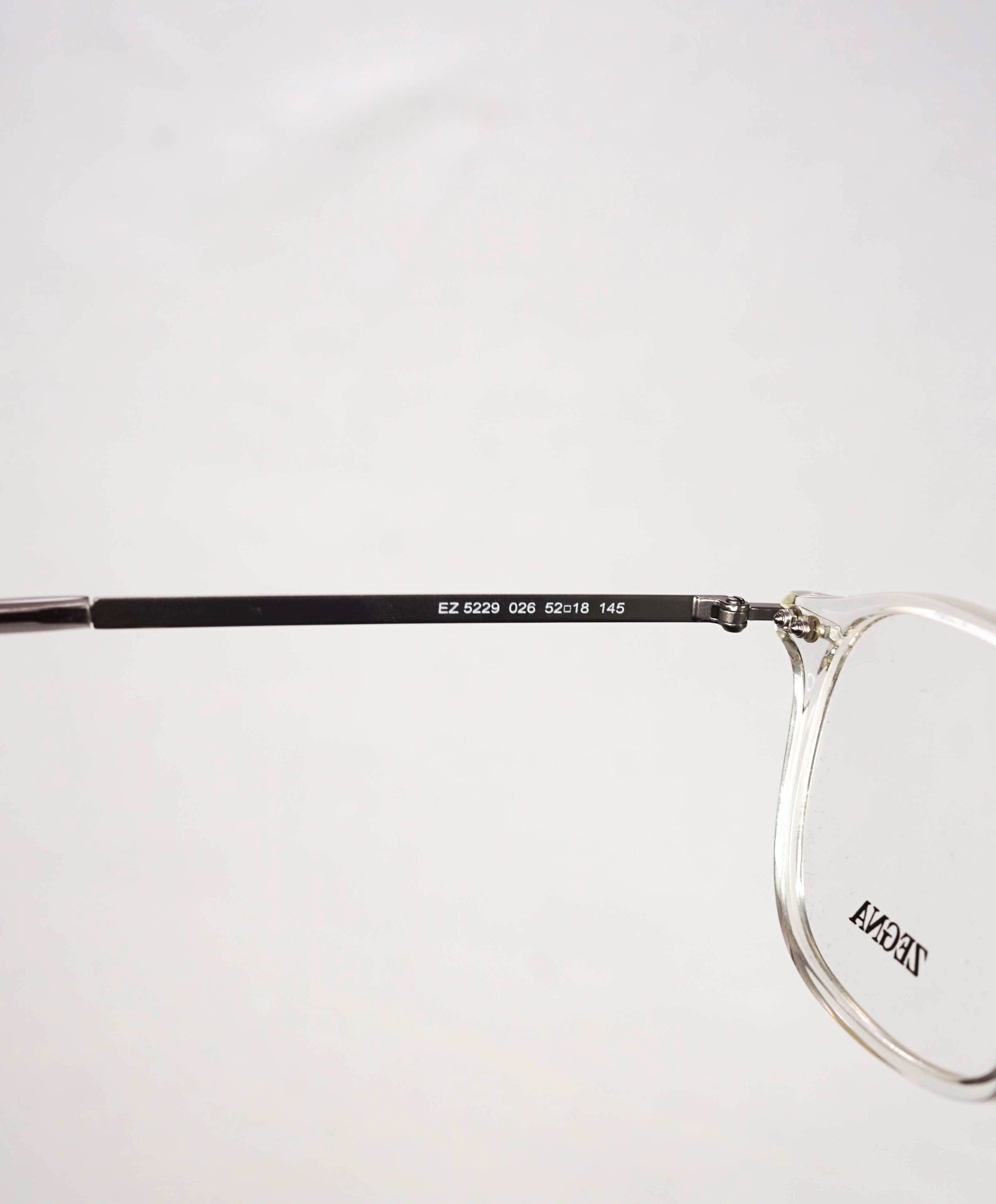$475 ZEGNA - Plastic/Metal Glasses EZ 5229 - 52 18 145