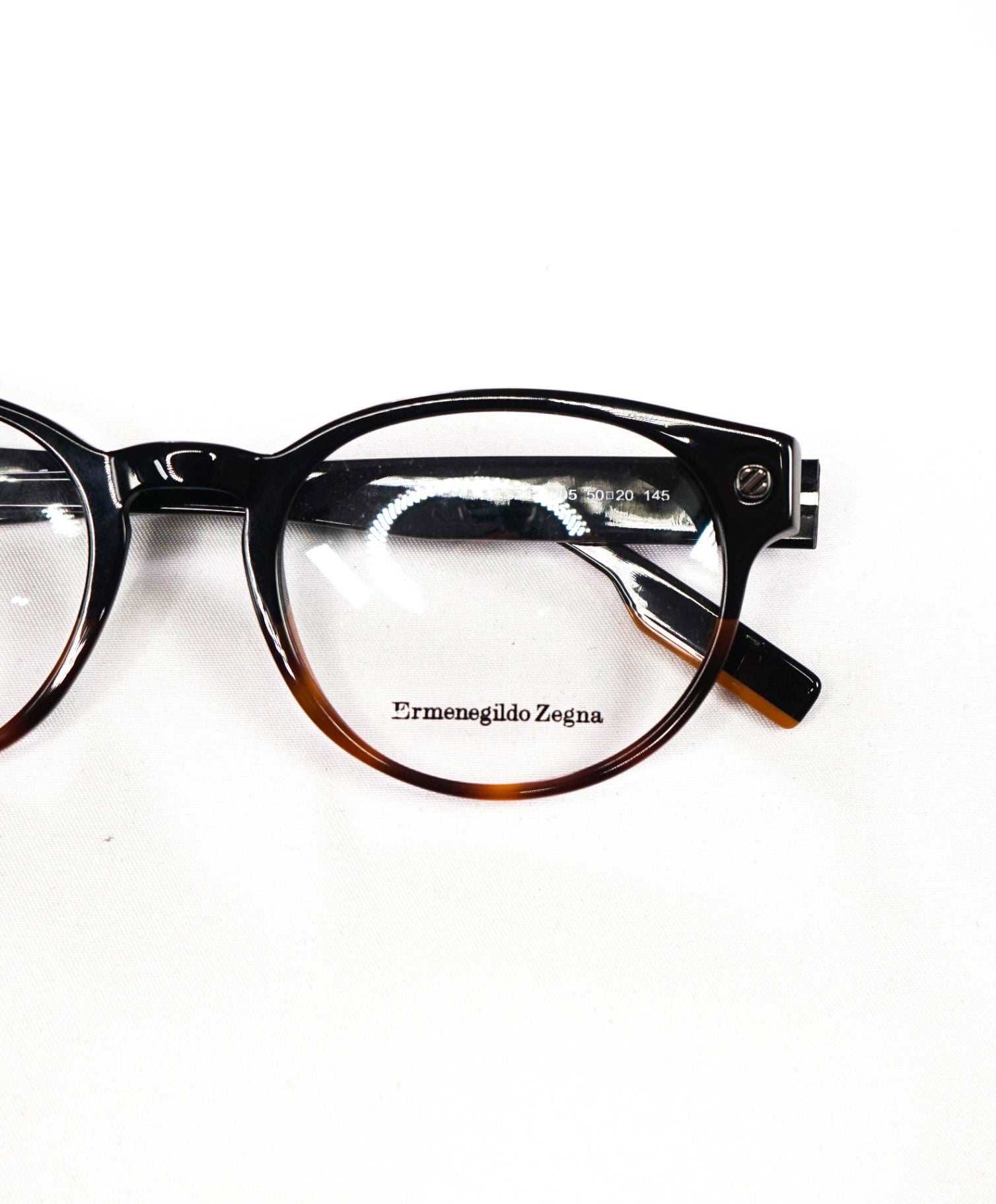 $475 ZEGNA - "LEGGERISSIMO" EZ 5232 Plastic Glasses - 50 20 145