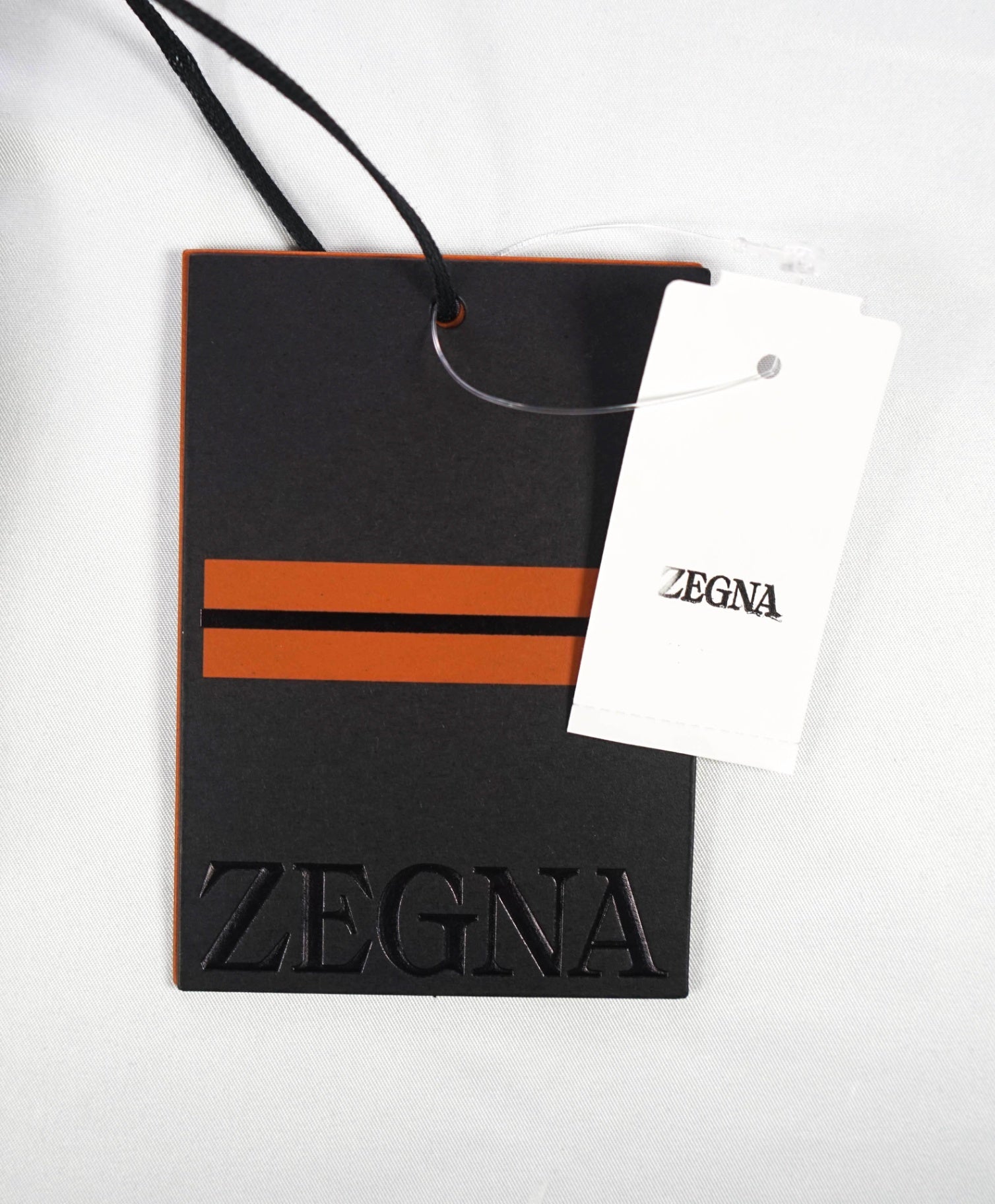 $315 ZEGNA - Solid Gray Wool V-Neck Sweater - XL
