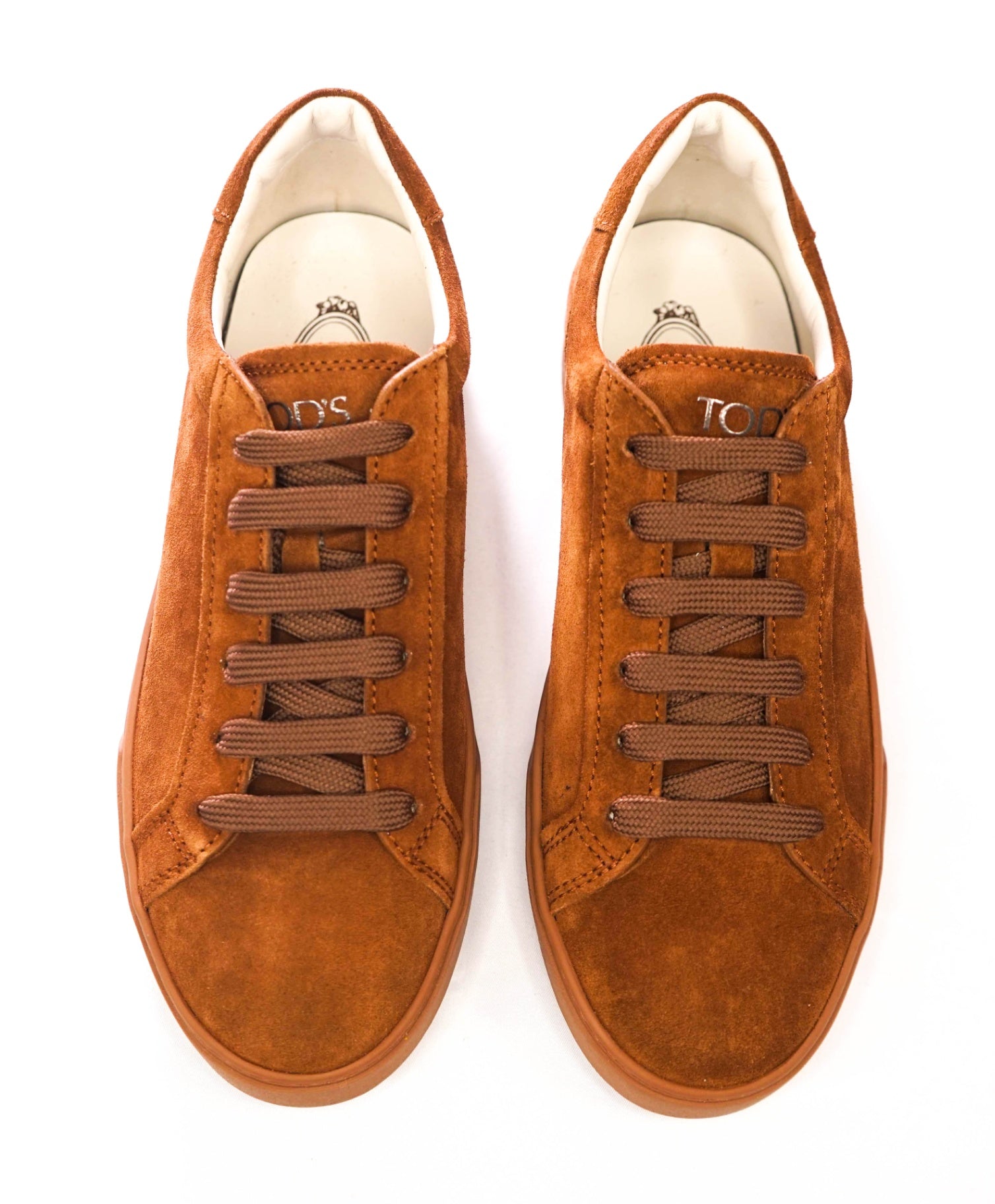 $750 TOD'S - Brown Suede Sneakers - US 7.5 (6.5UK)