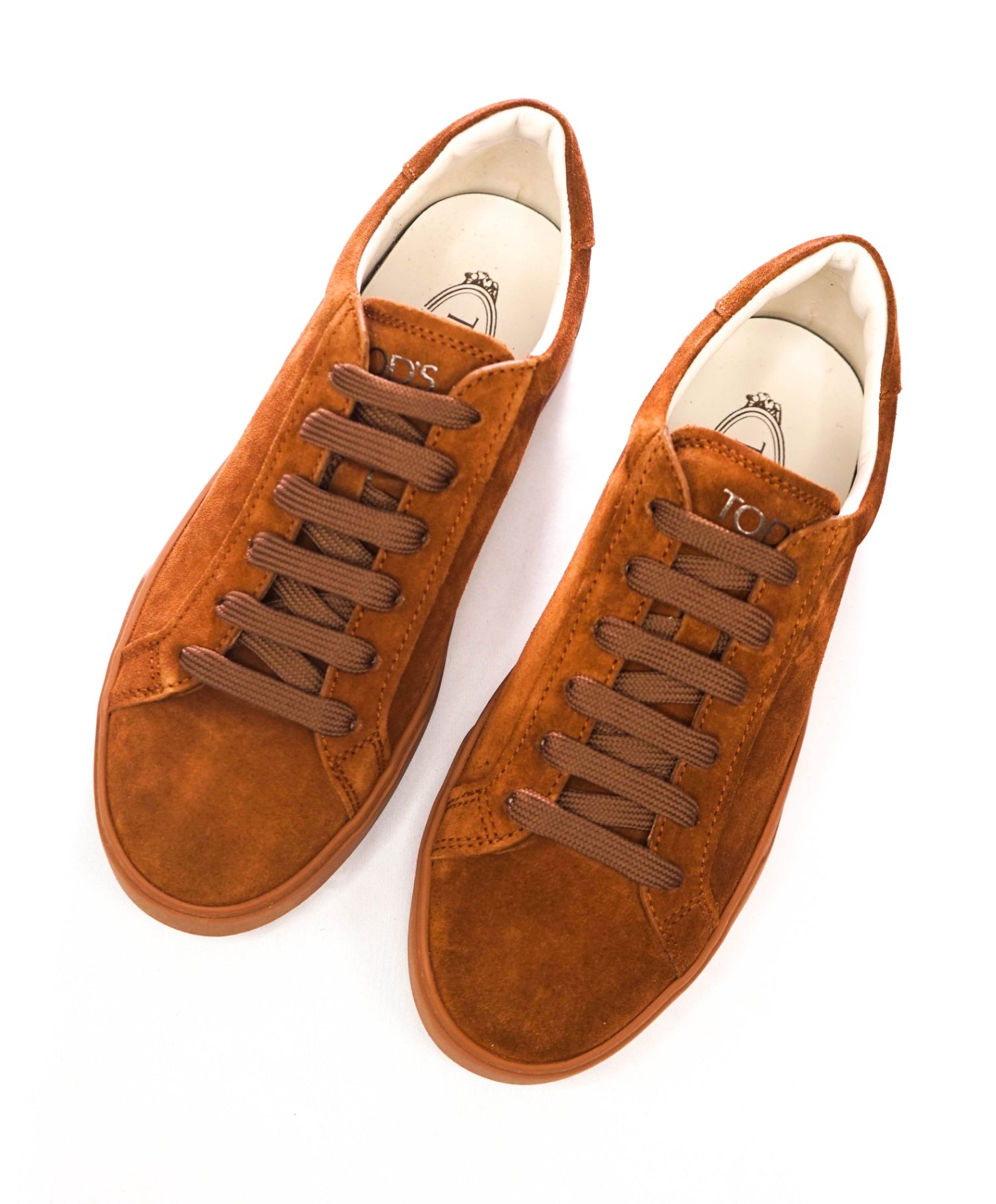 $750 TOD'S - Brown Suede Sneakers - US 7.5 (6.5UK)