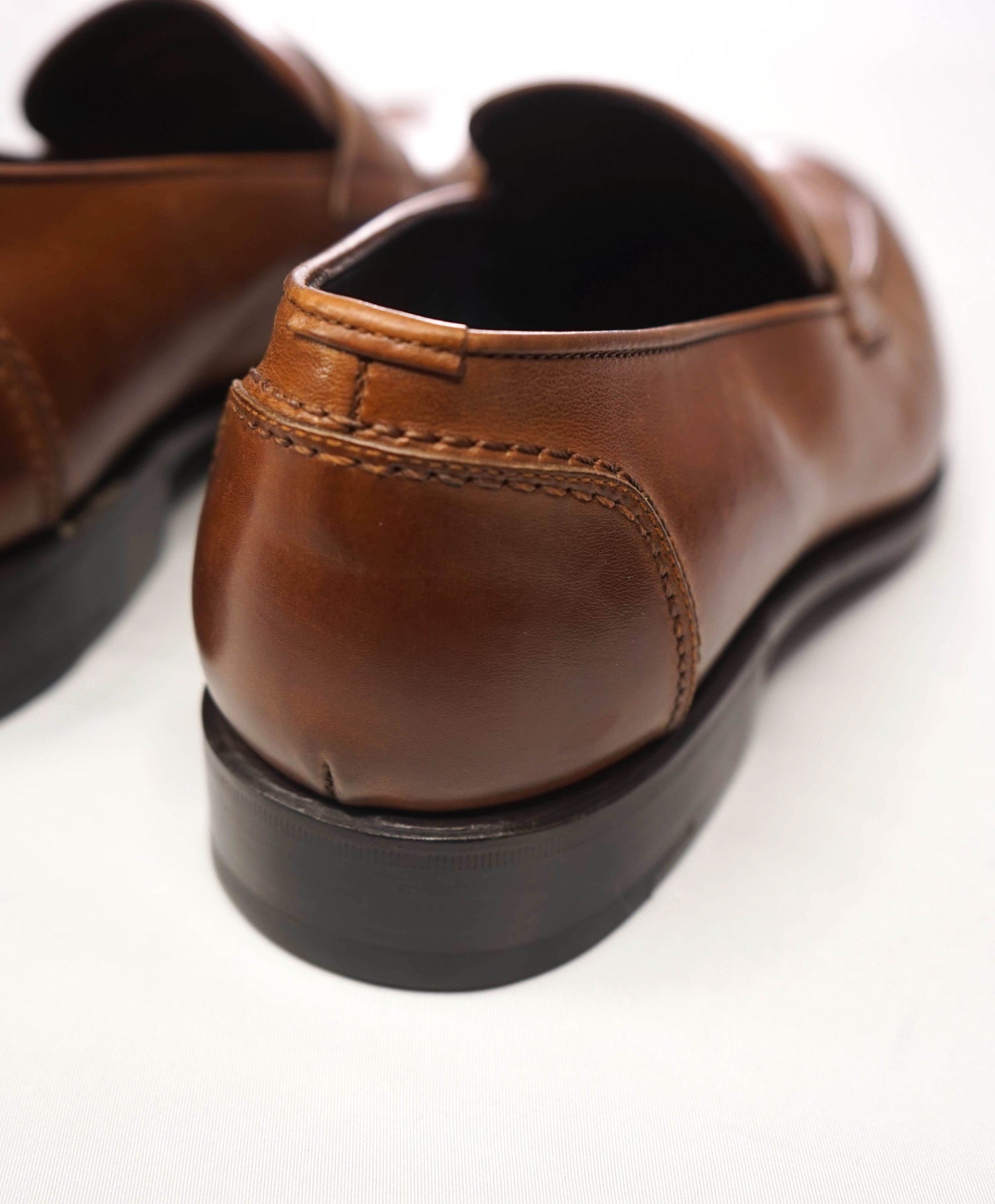 $1,590 ZEGNA PREMIUM - Brown GOODYEAR Leather Loafers - US 9 (8UK)