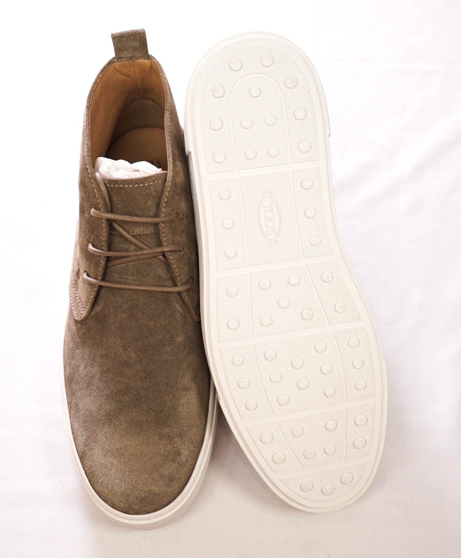 $750 TOD'S - Gray Suede Chukka Boot - US 8.5 (7.5UK)