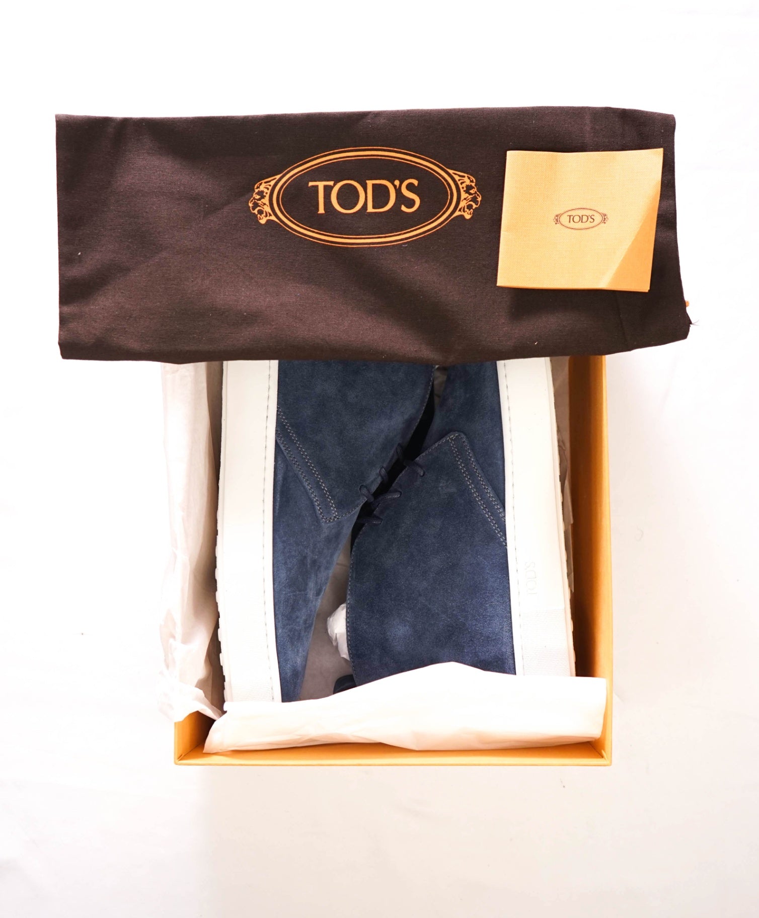 $750 TOD'S - Blue Suede Chukka Boot - US 8.5 (7.5UK)