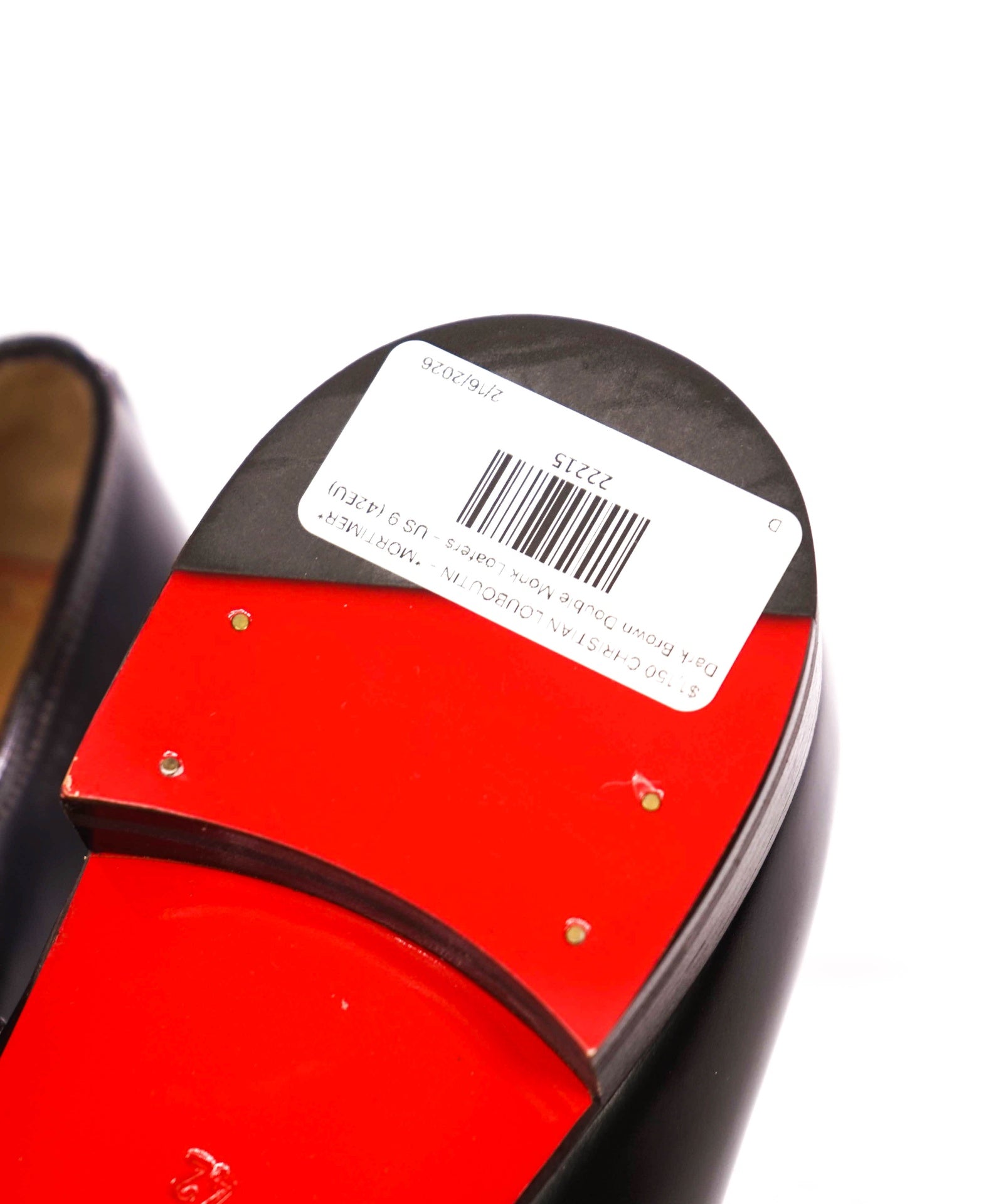 $1,150 CHRISTIAN LOUBOUTIN - *MORTIMER* Dark Brown Double Monk Loafers - US 9 (42EU)