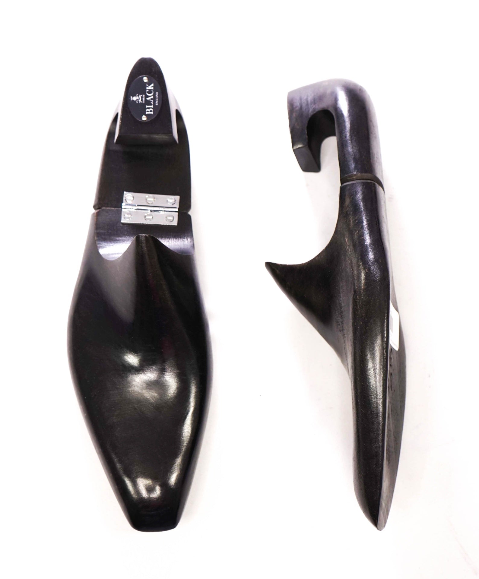 $125 BARKER BLACK - Black Cedar Wood Shoe Trees - 11