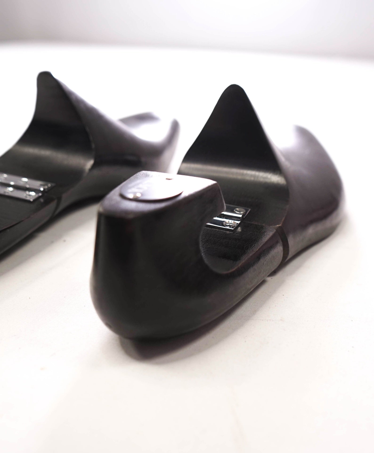 $125 BARKER BLACK - Black Cedar Wood Shoe Trees - 11