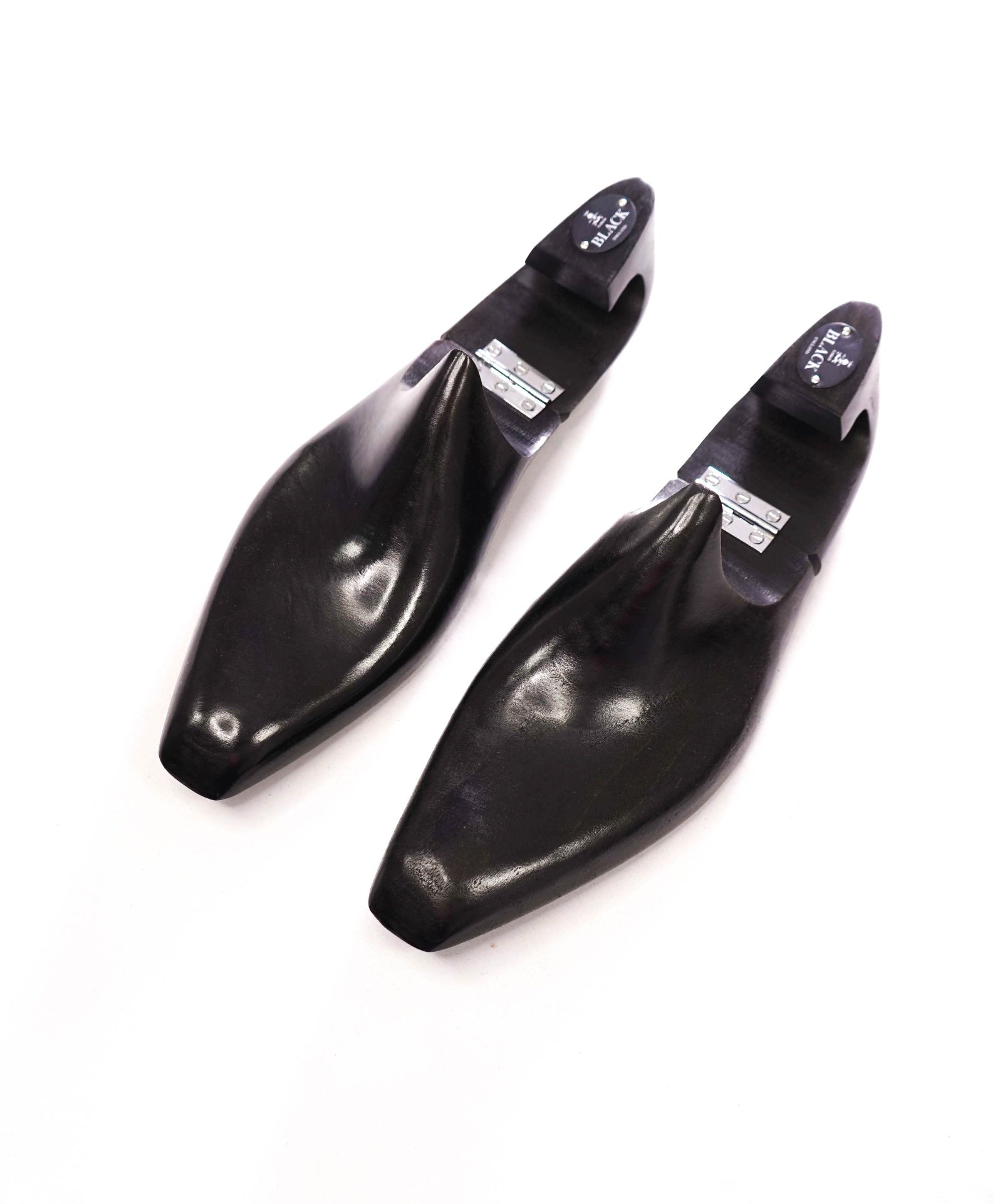 $125 BARKER BLACK - Black Cedar Wood Shoe Trees - 11