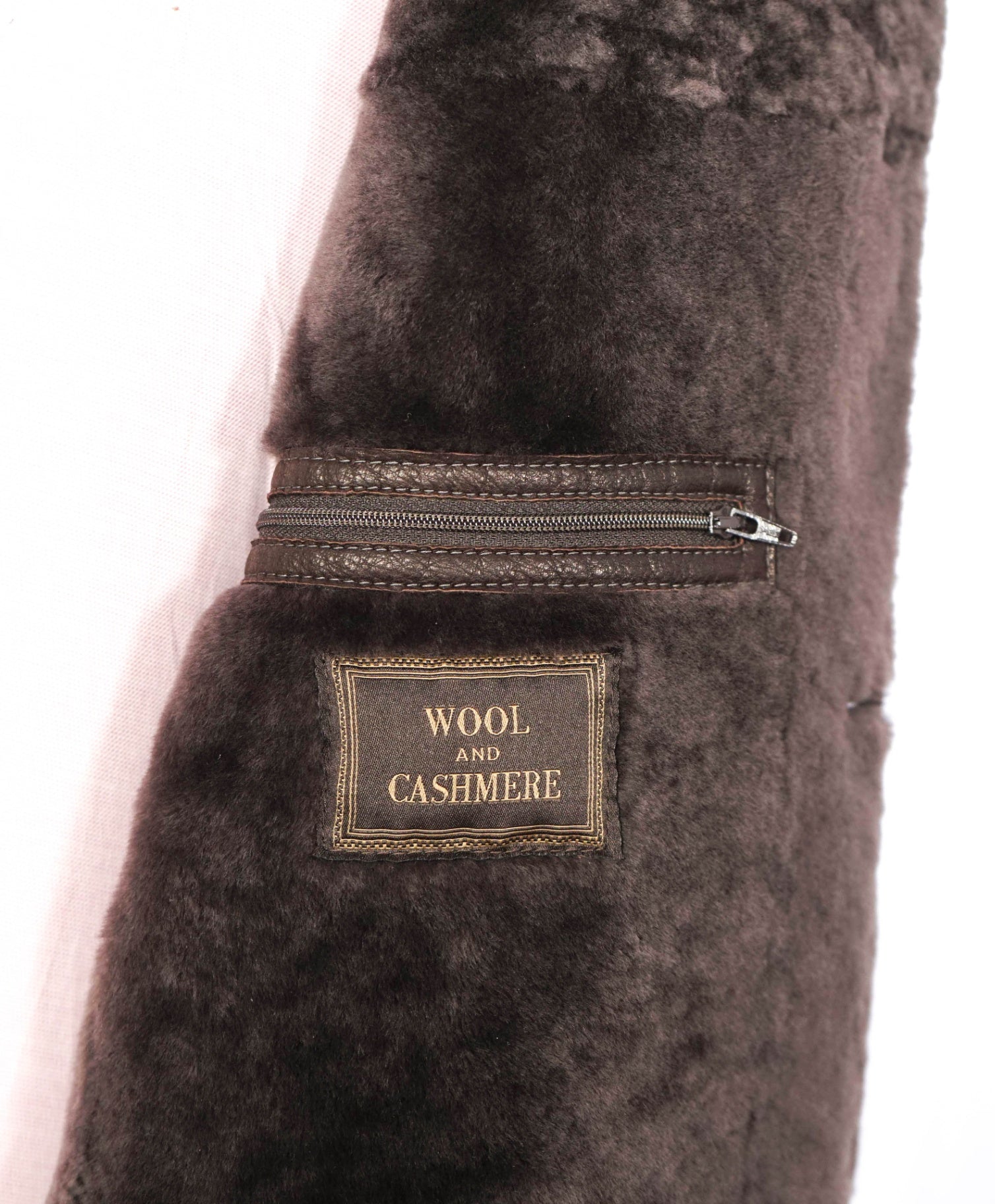 $2,495 VIVO - SHEARLING Gray Wool/Cashmere Overcoat - 42US (XL)