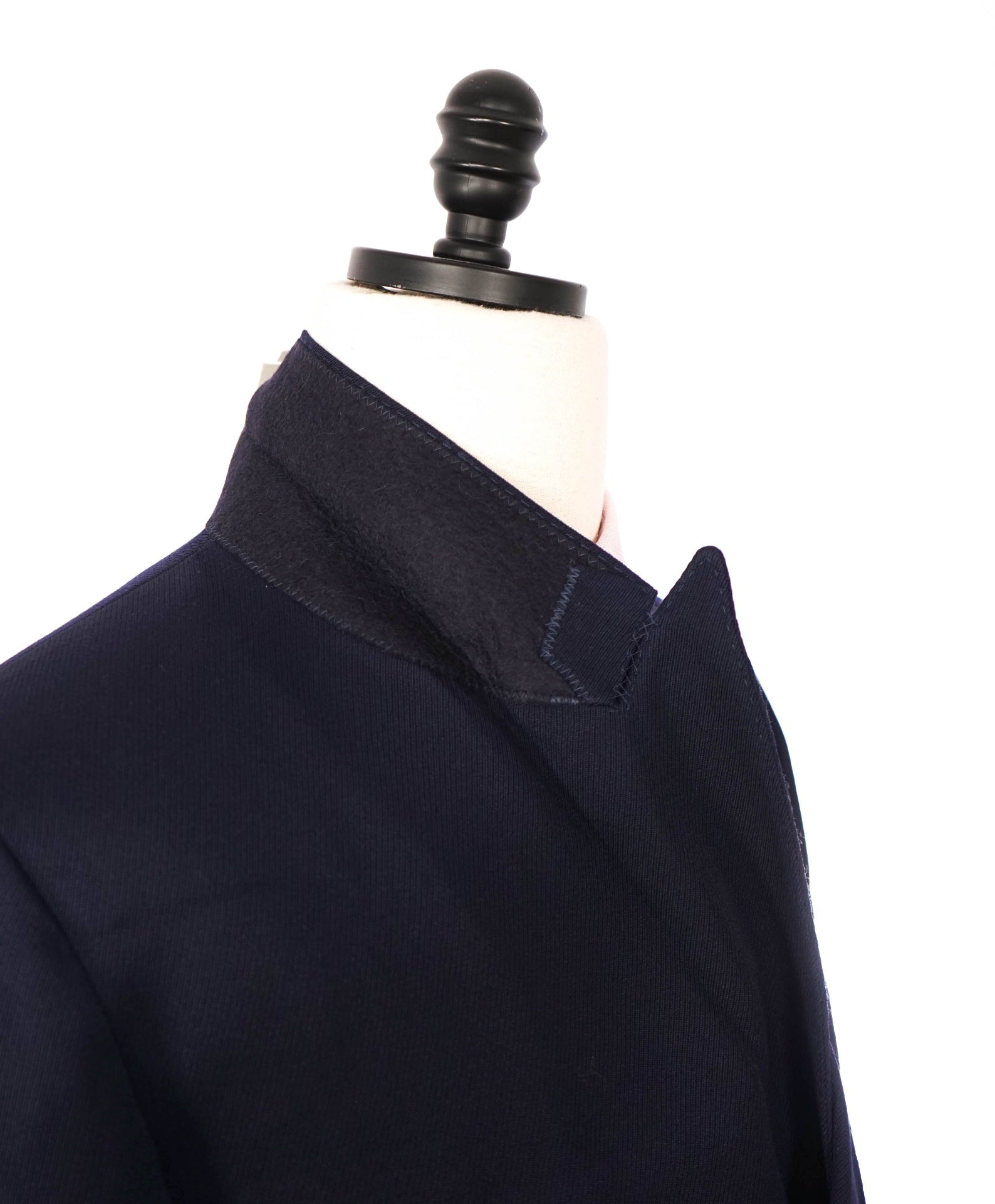 $1,345 AMI - Navy Blue Wool Double Breasted Blazer - 44R