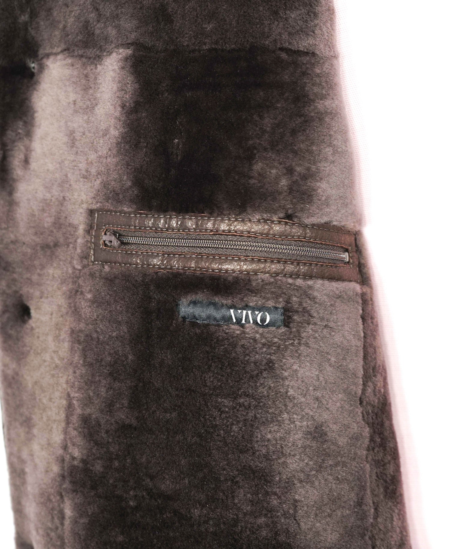$2,495 VIVO - SHEARLING Gray Wool/Cashmere Overcoat - 42US (XL)