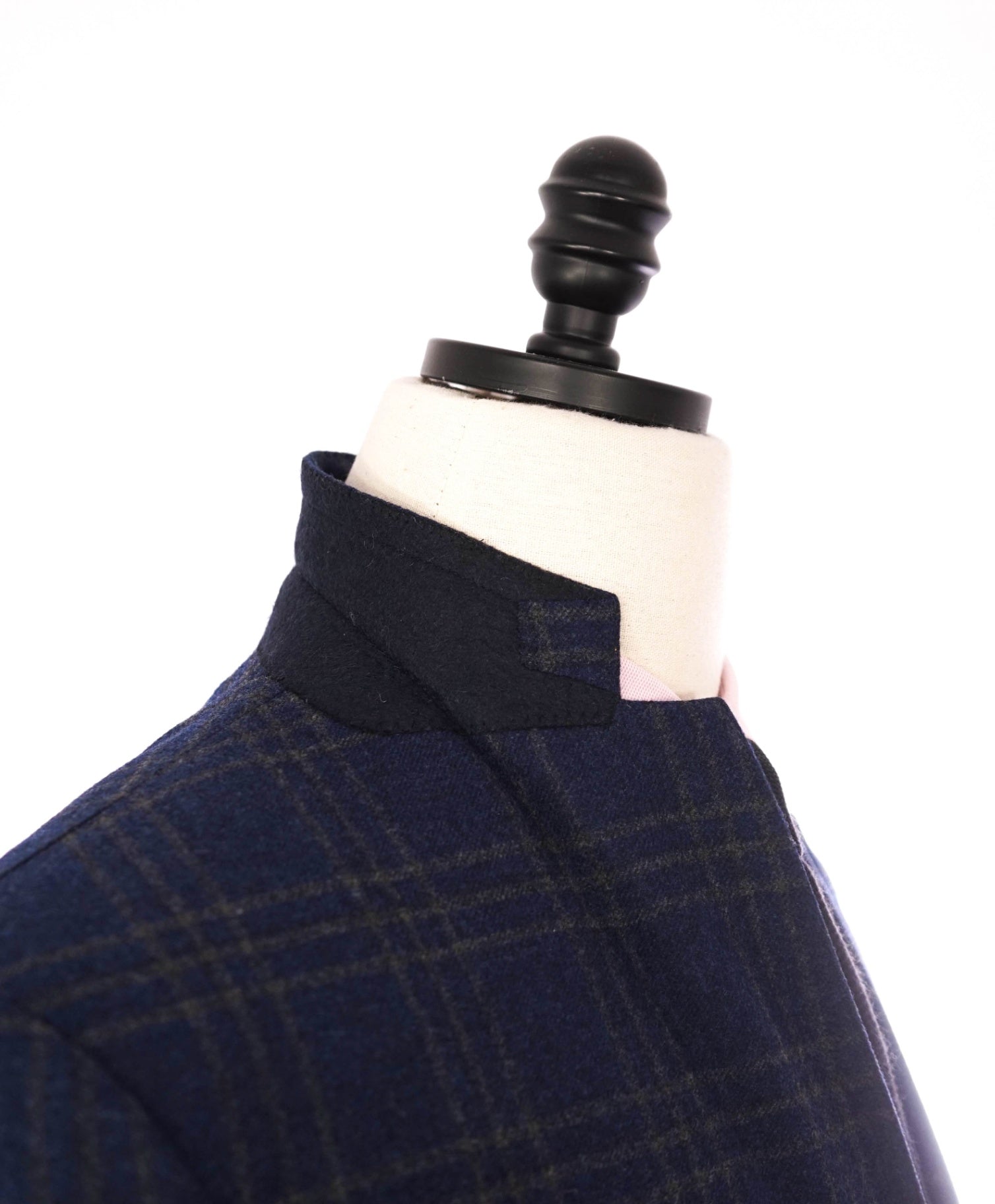 $3,695 ZEGNA - Navy Blue Plaid TROFEO Cashmere/Wool Blazer - 44L
