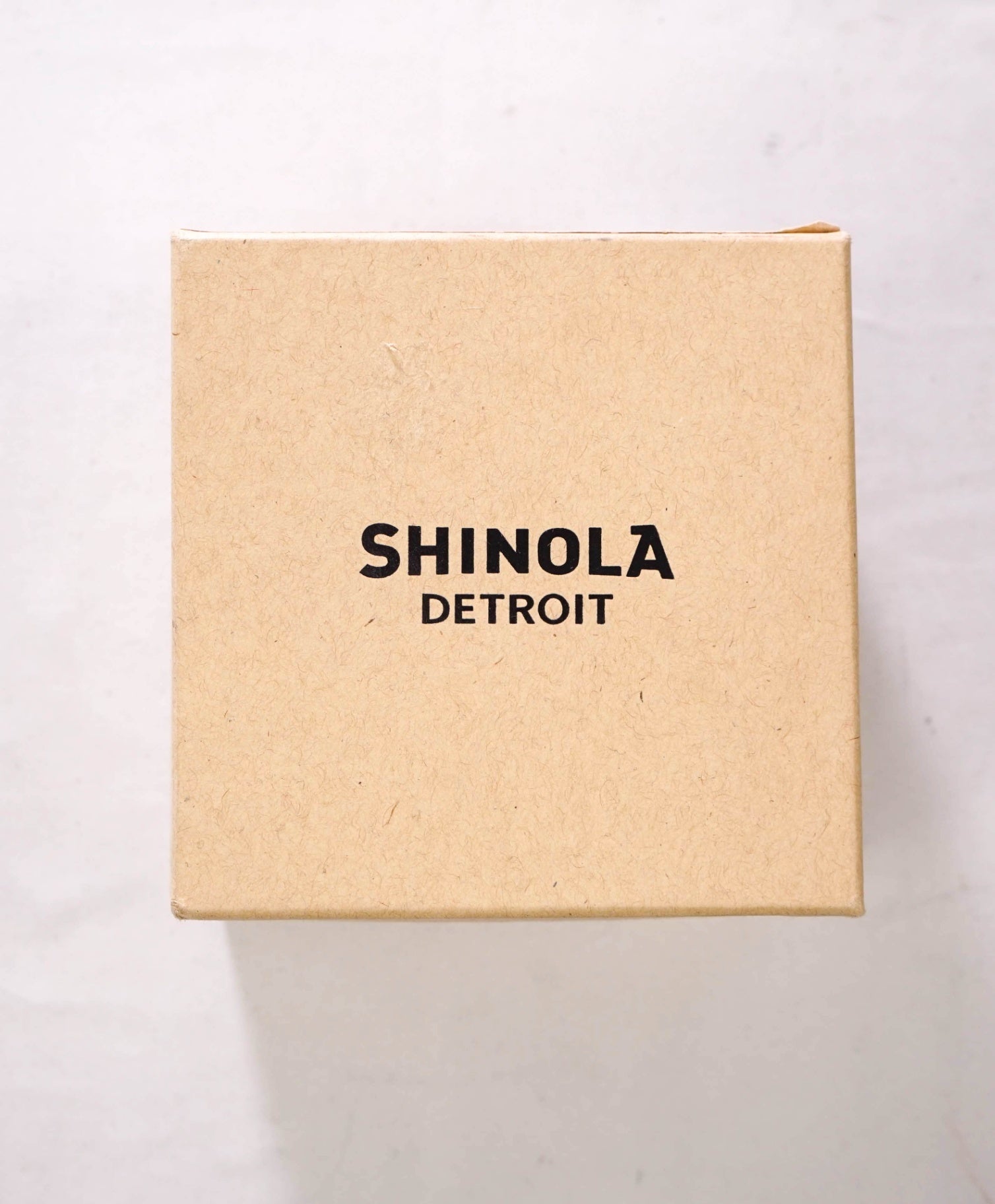 $695 SHINOLA - Gray/Brown American Leather Steel Watch - Unisex