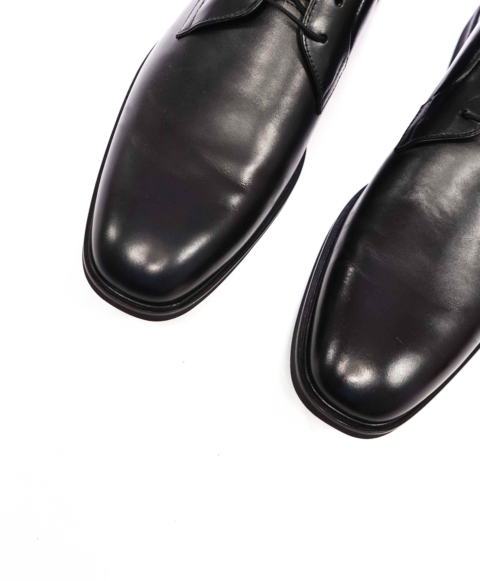 $1,095 TOD'S - Black Leather Derby - US 11.5 (10.5UK)