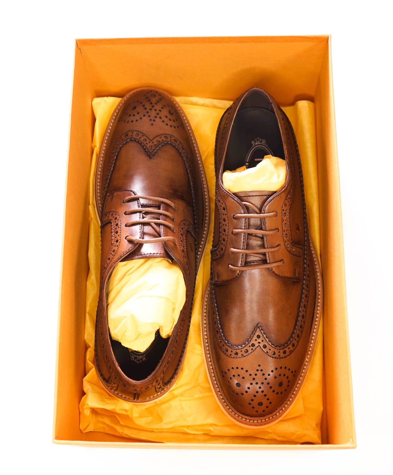 $925 TOD'S - Brown Leather Derby - US 8 (7UK)