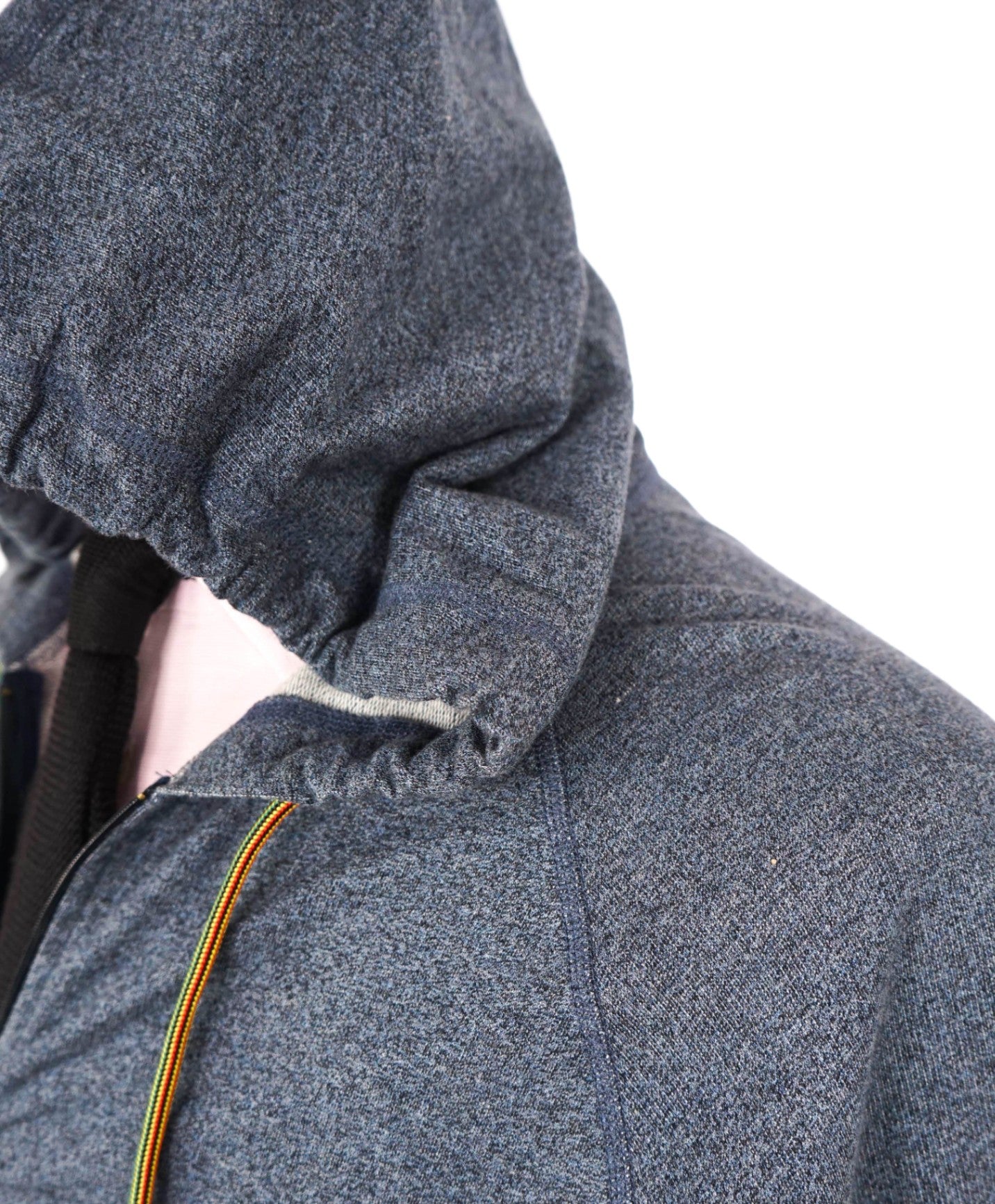 $225 PAUL SMITH - Blue Cotton Zip-up Hoodie - M